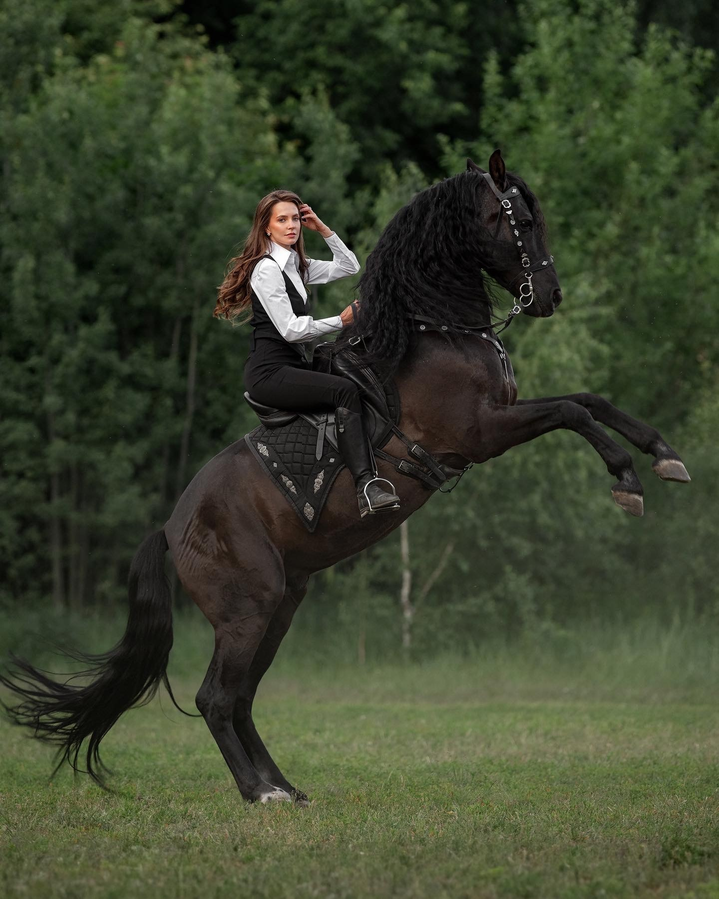Конная фотосессия для портфолио в Москве