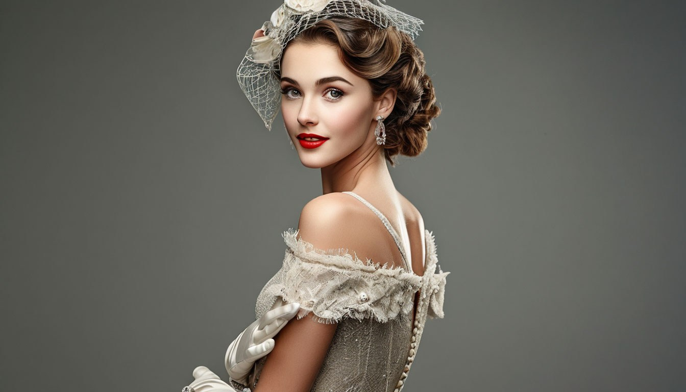 Стили фотосессий для девушек. Винтаж. Потрет девушки.