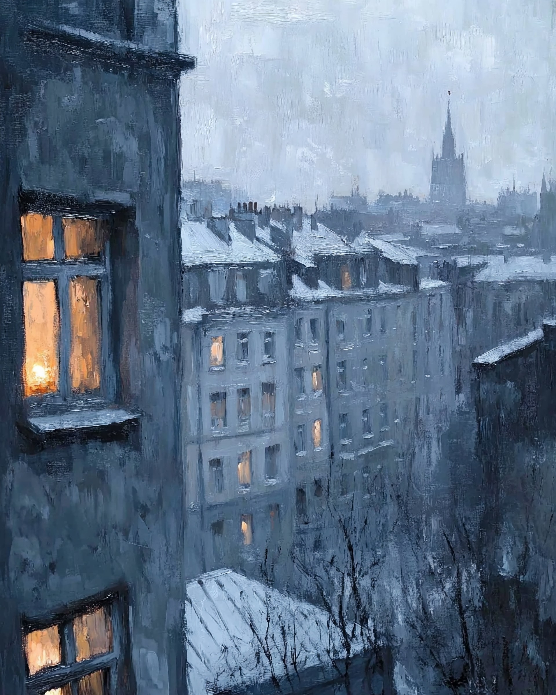 Дождливая Москва