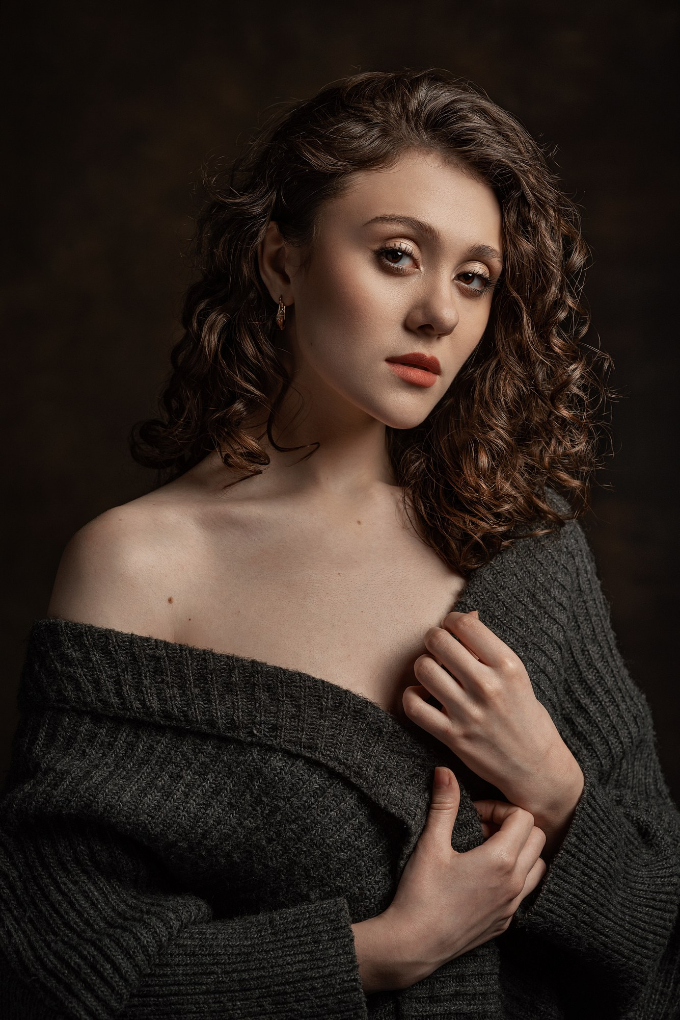 Портрет в студии для девушки