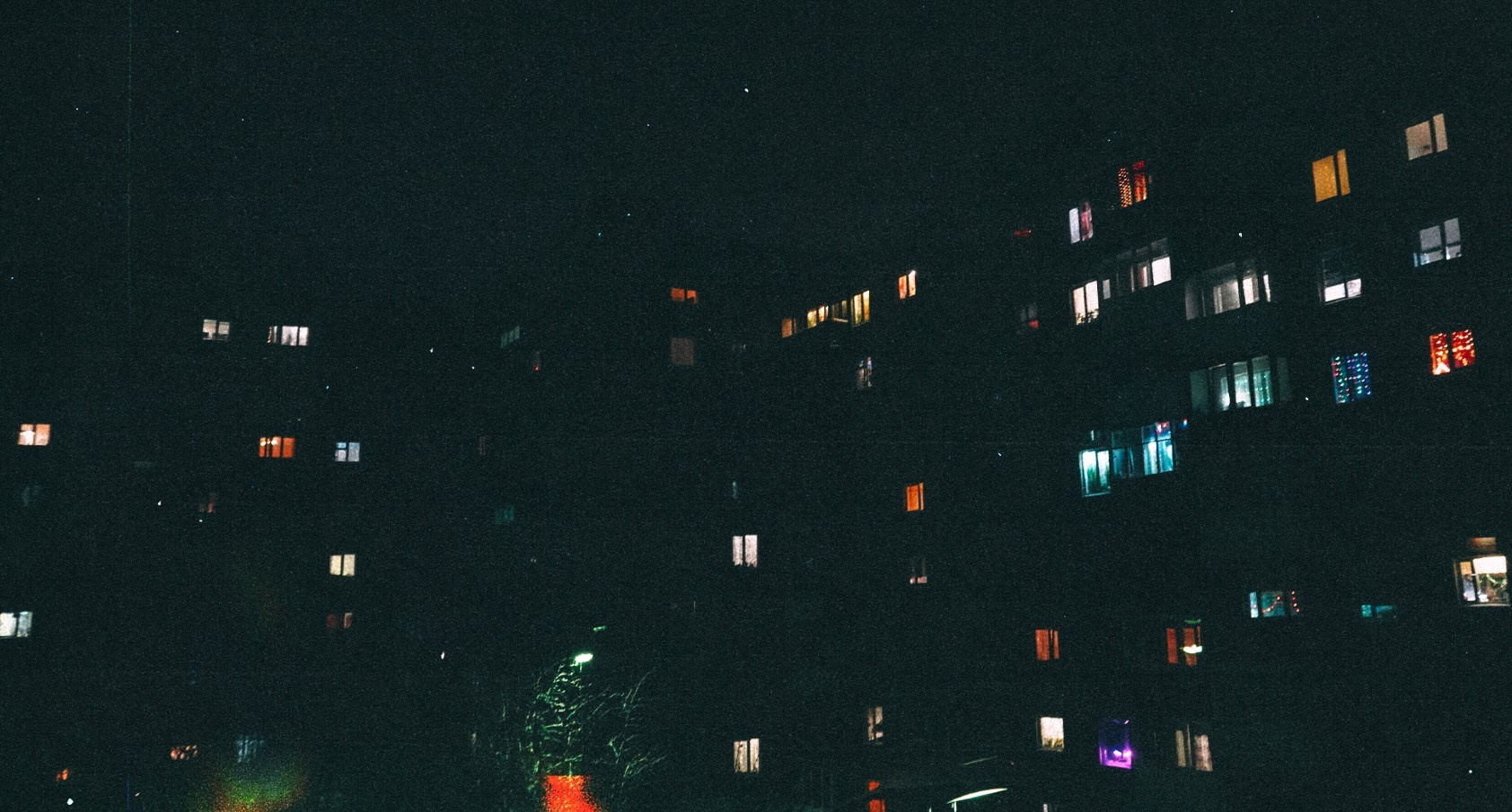 Зимняя ночь. Фотограф Алиса Аспер