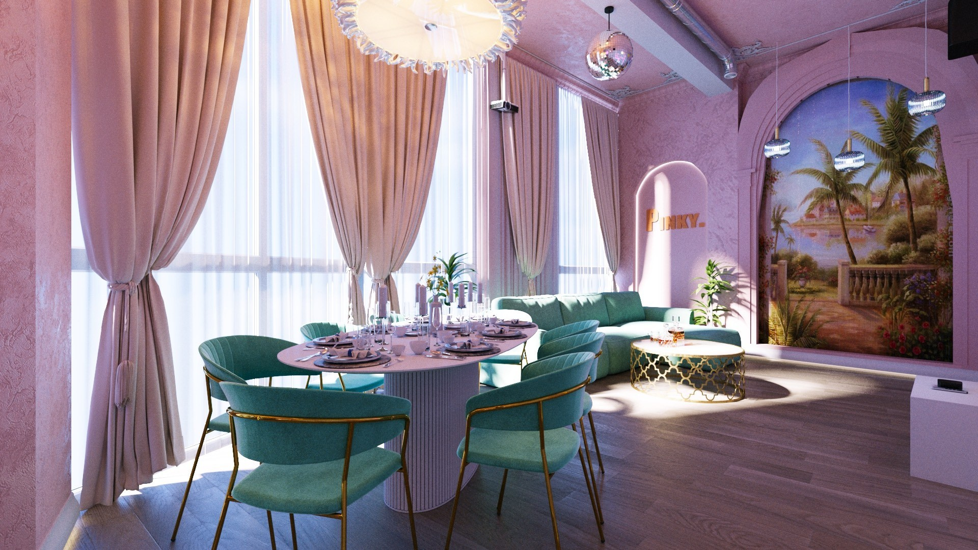 Пинки. Аренда лофта в СПб для мероприятий