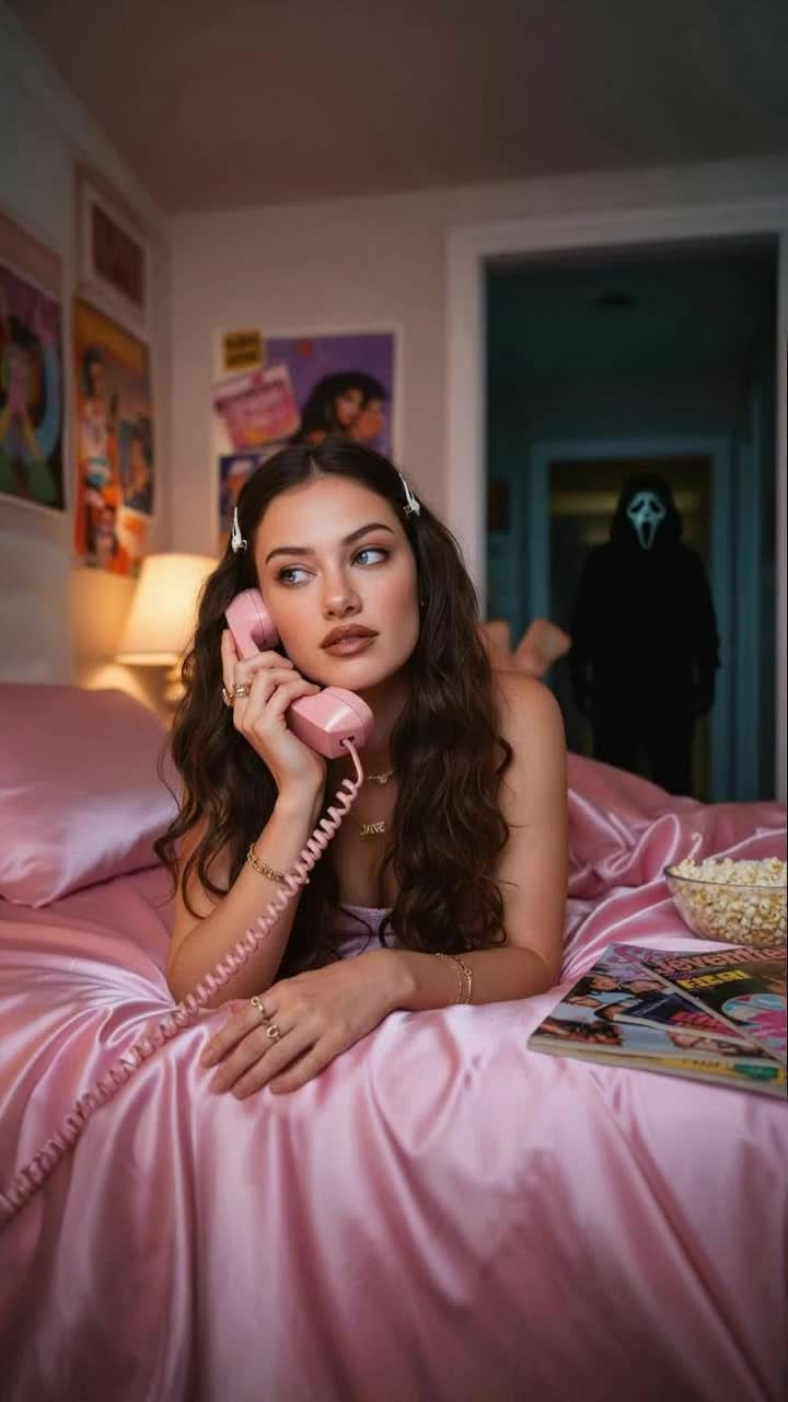 Как повторить тренд по фильму «Крик» на тему Хэллоуина со своим лицом и анимировать. Нейрокреатор Сербия, Нови-Сад