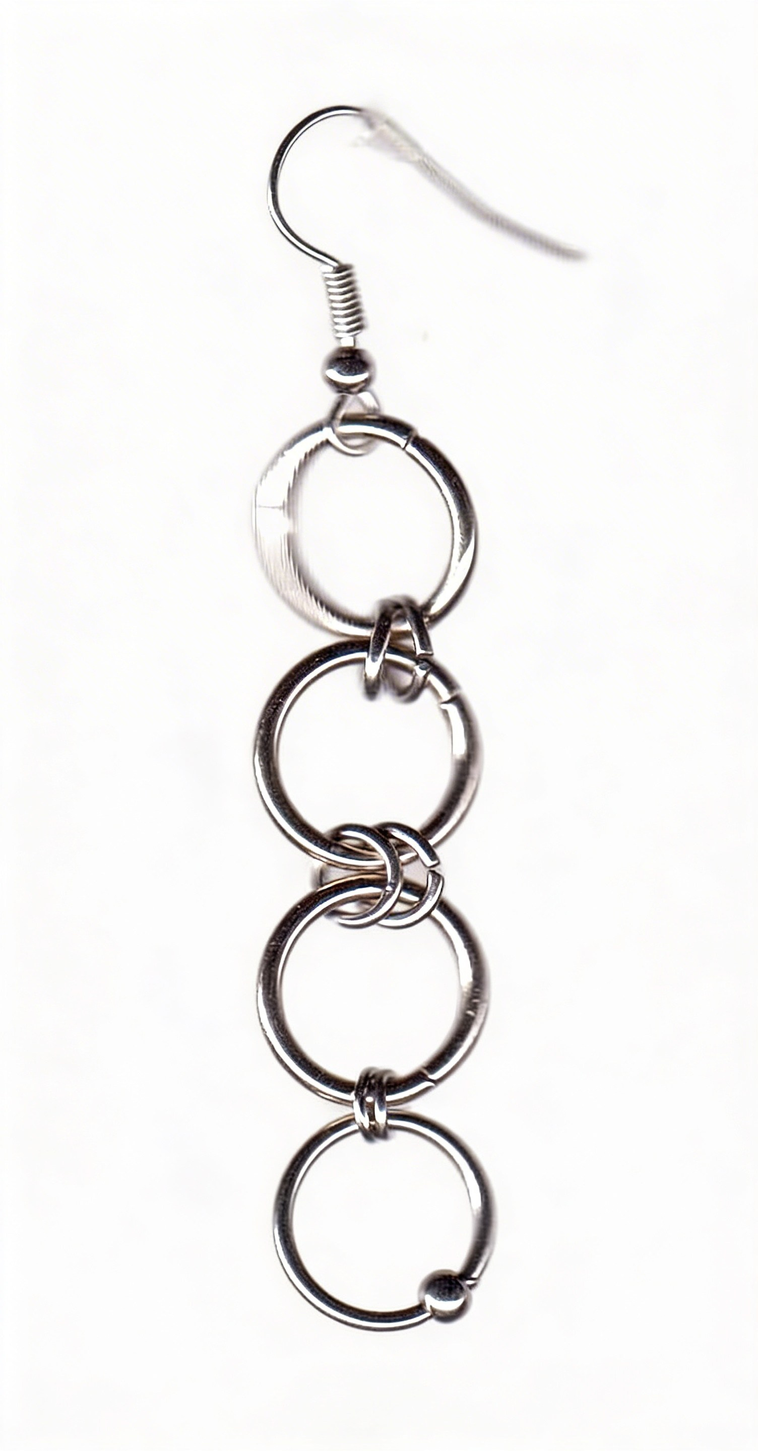 Сережки из кольчуги. Украшения из кольчуги в Москве Соня Спросонья