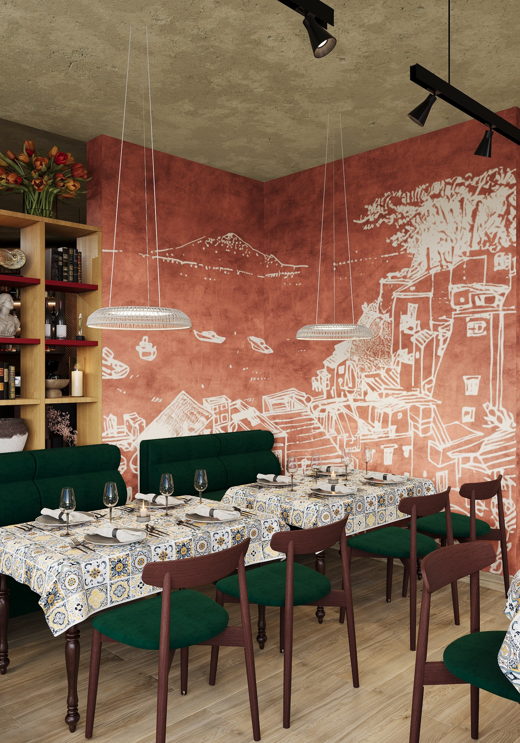 Terra Sicilia. Dissirra — интерьерные 3D-визуализации. Фотореалистичные рендеры для дизайнеров и студий