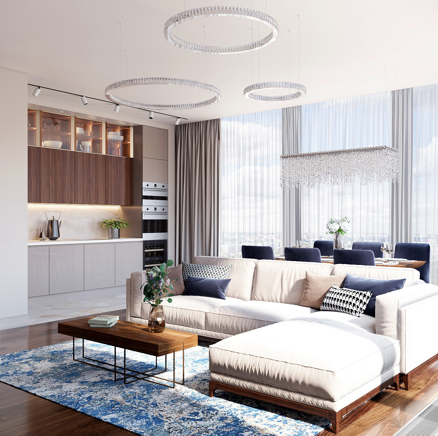 Планировки квартир в ЖК towers