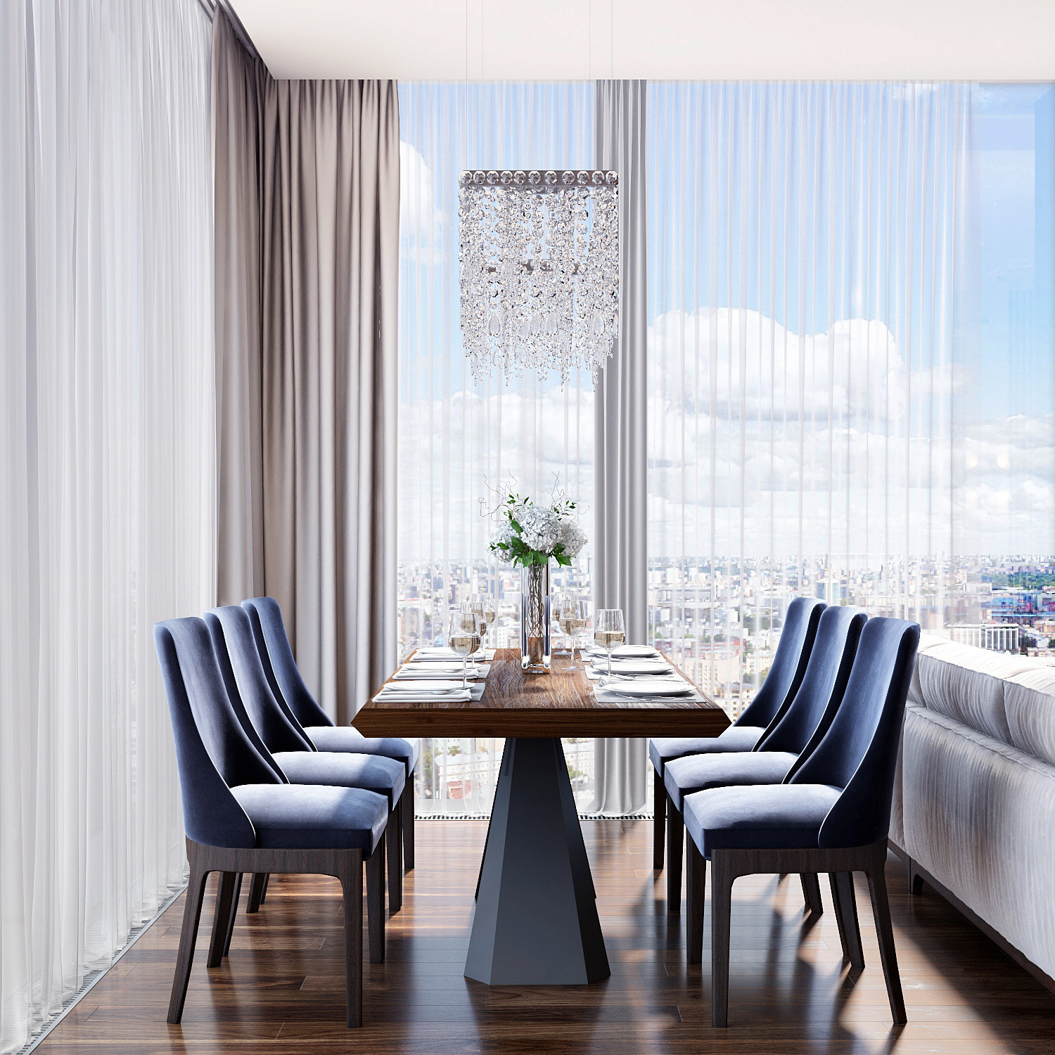 Планировка квартиры в Neva towers