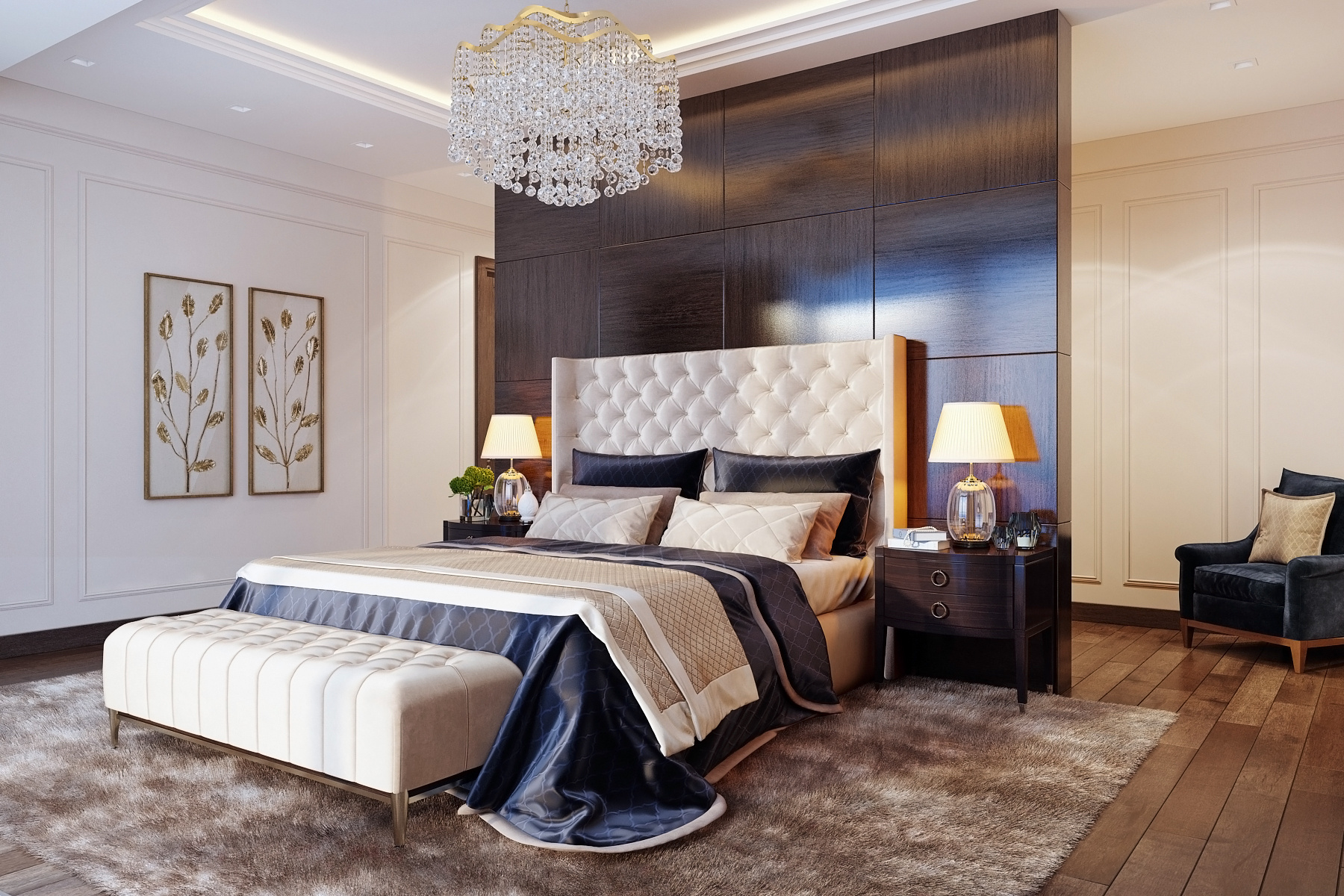 Спальня класса de lux