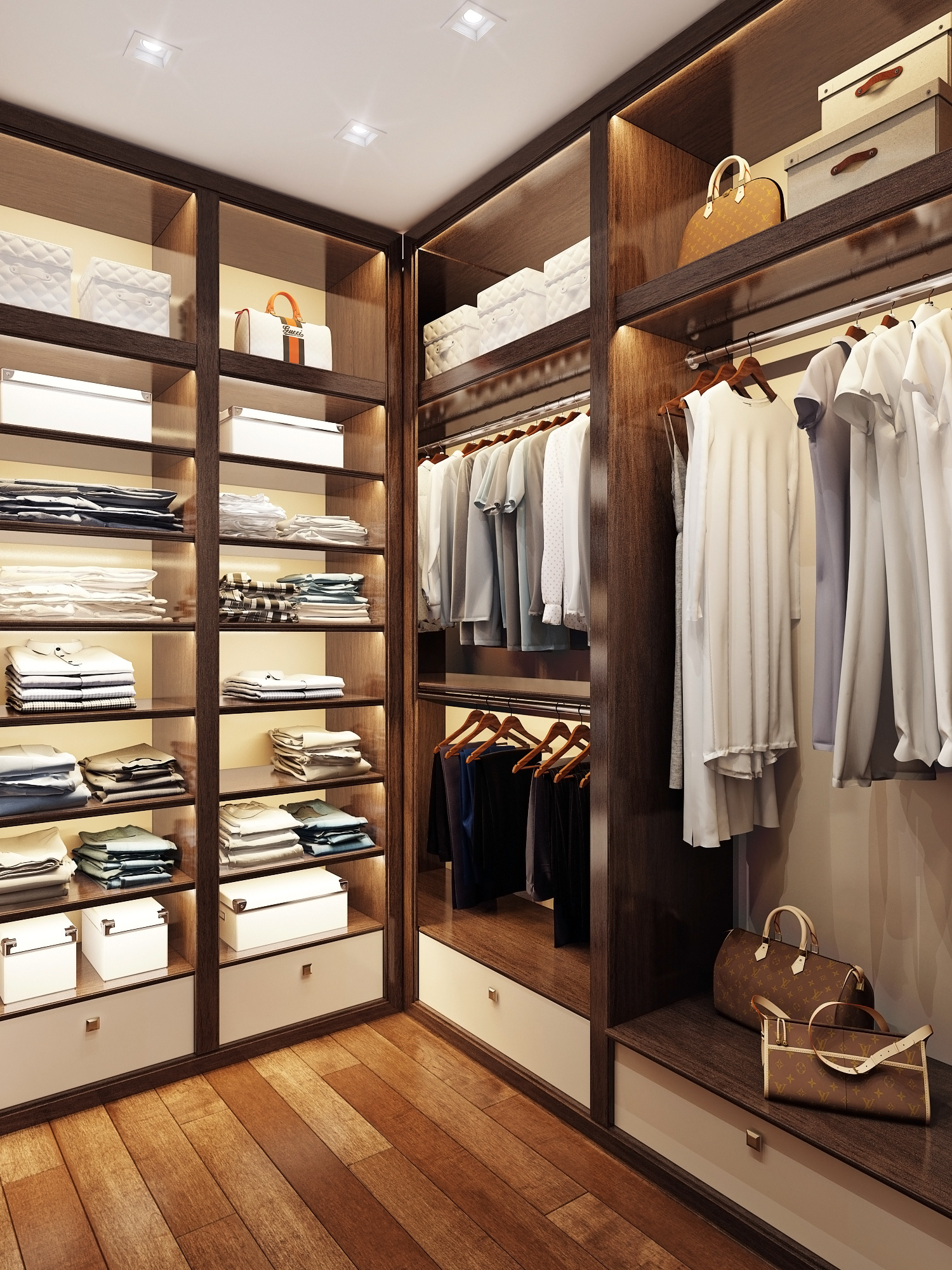 Дизайн гардеробной