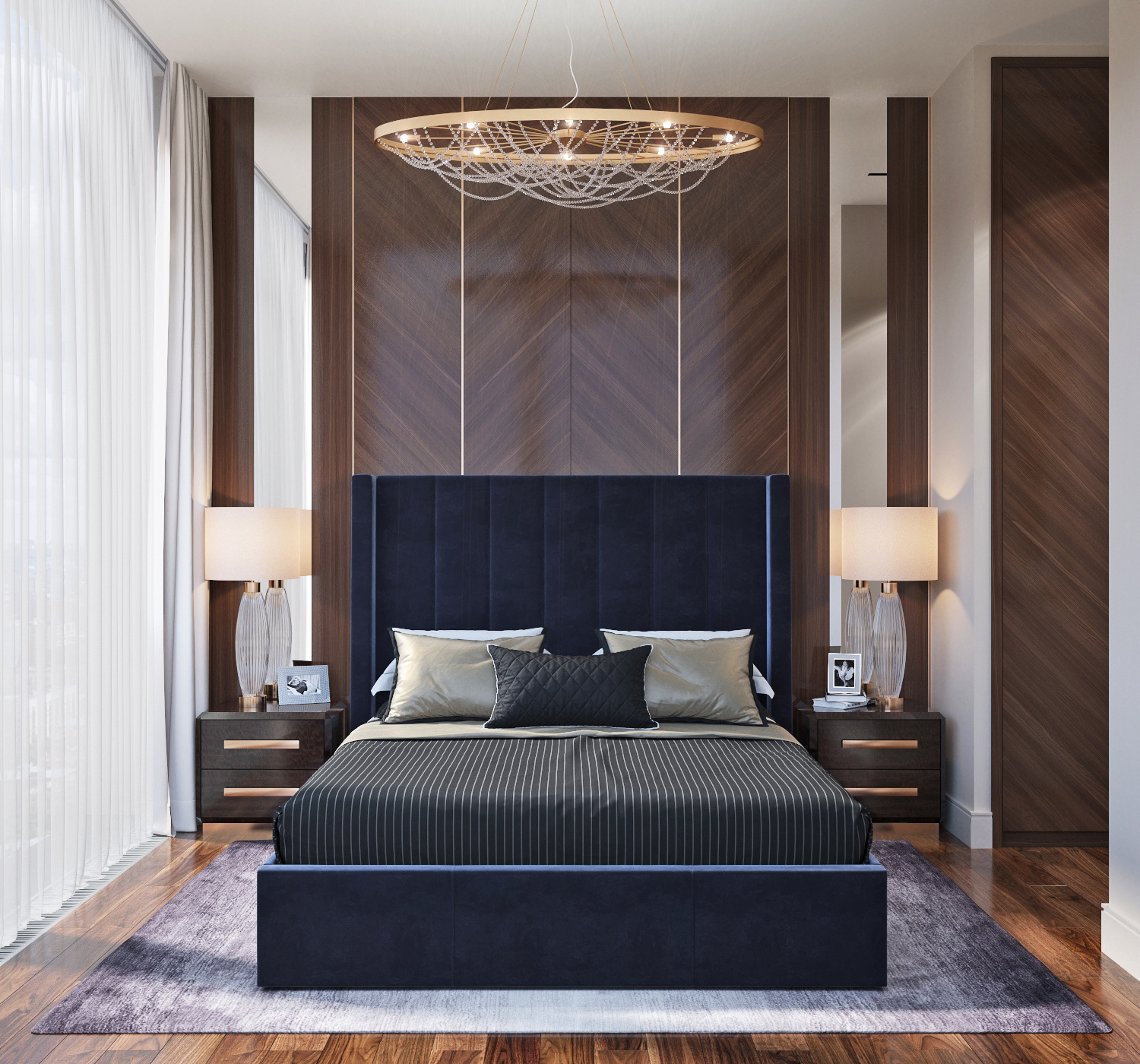 Спальня в стиле ар деко