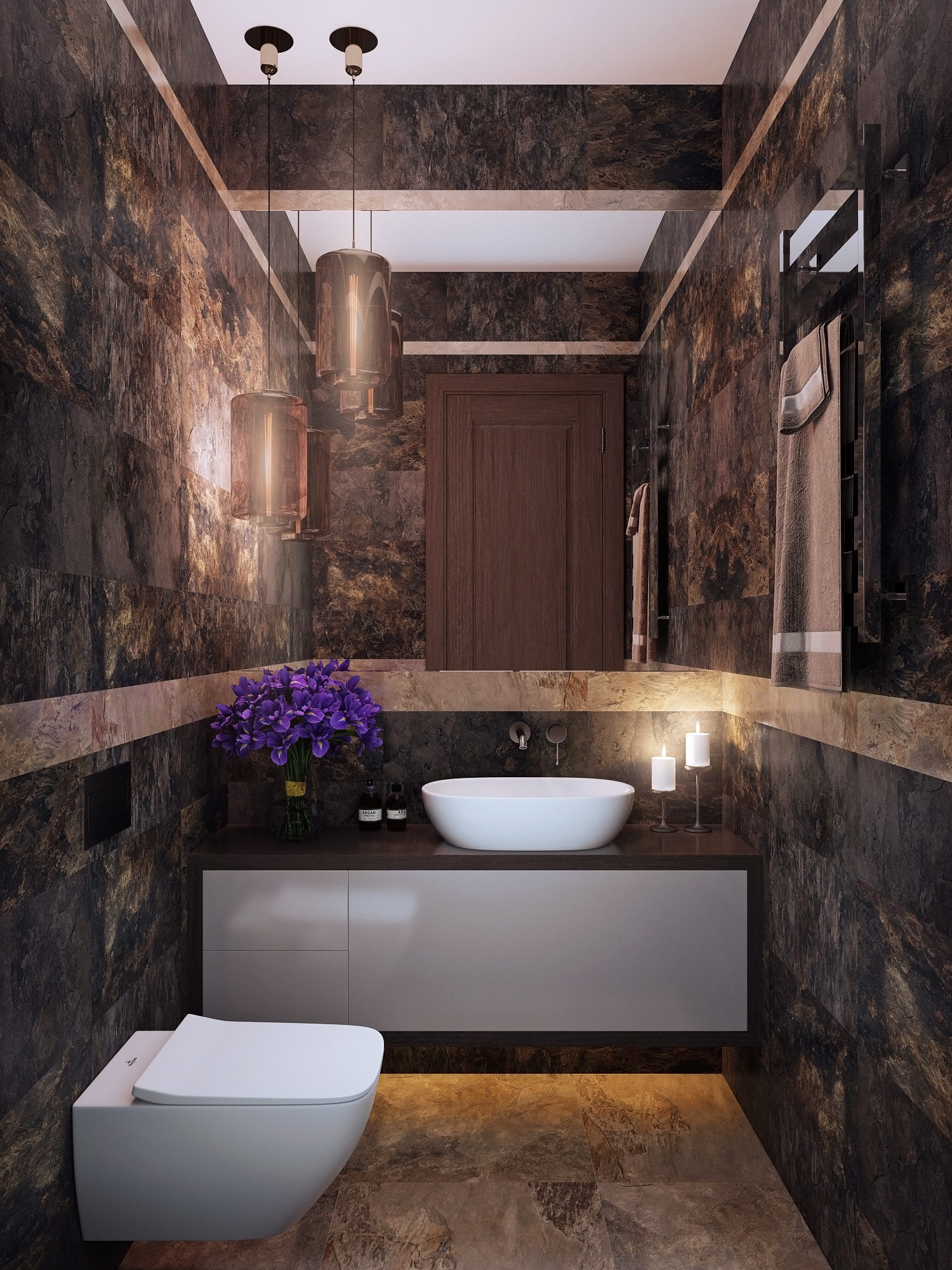 Темный санузел