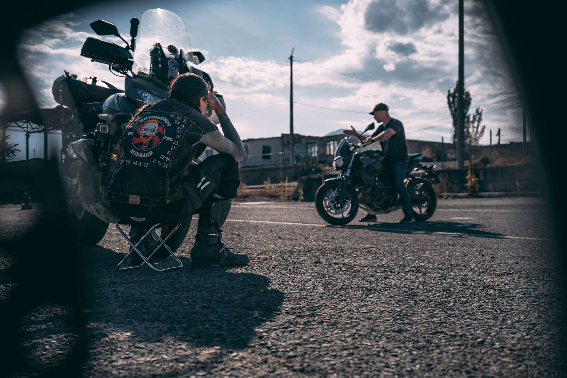 Занятия по безопасному управлению мотоциклом Владимир Оллилайнен