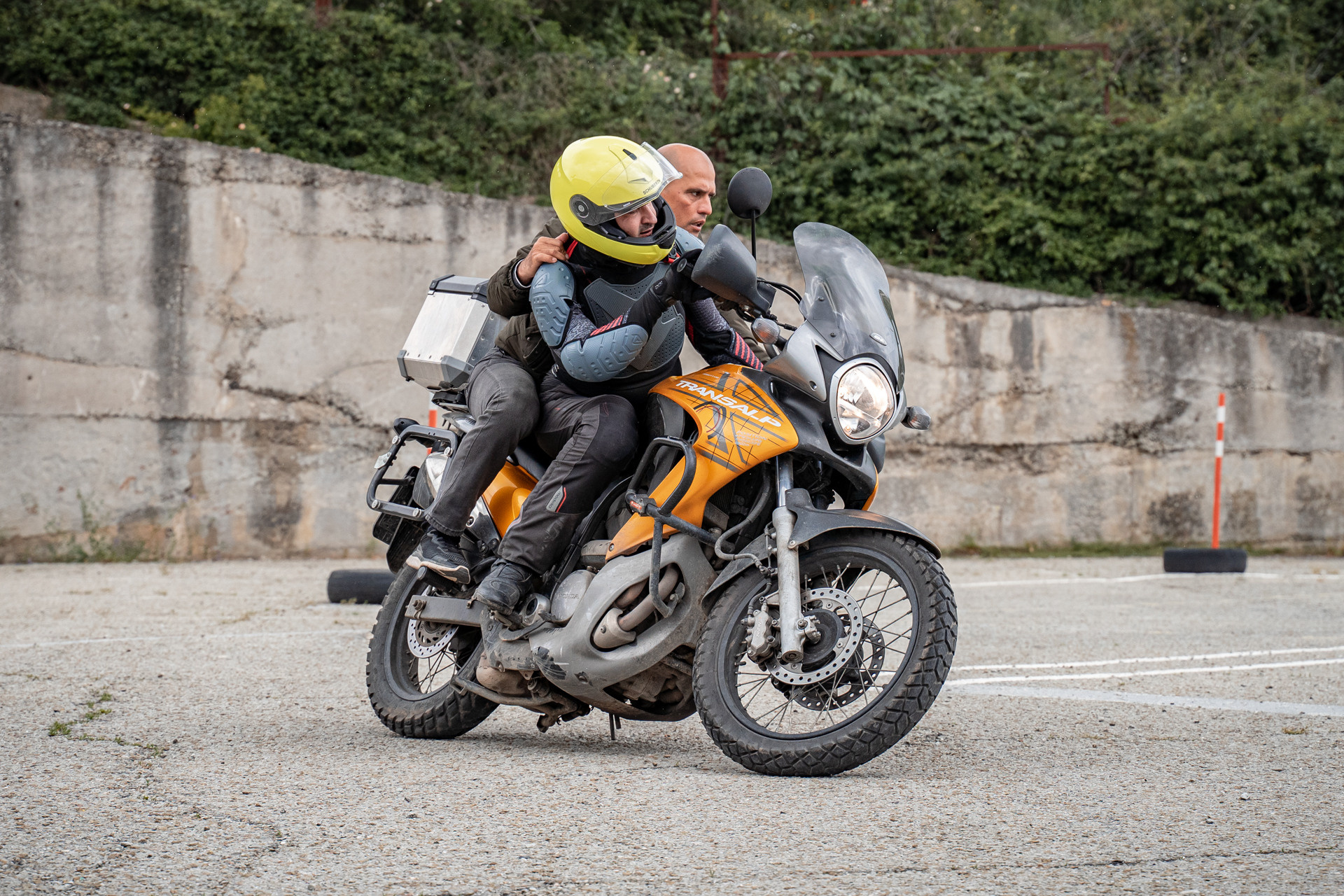 Занятия по безопасному управлению мотоциклом Владимир Оллилайнен