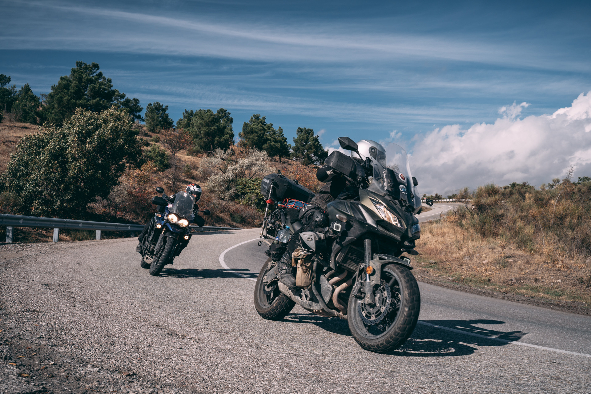 Занятия по безопасному управлению мотоциклом Владимир Оллилайнен