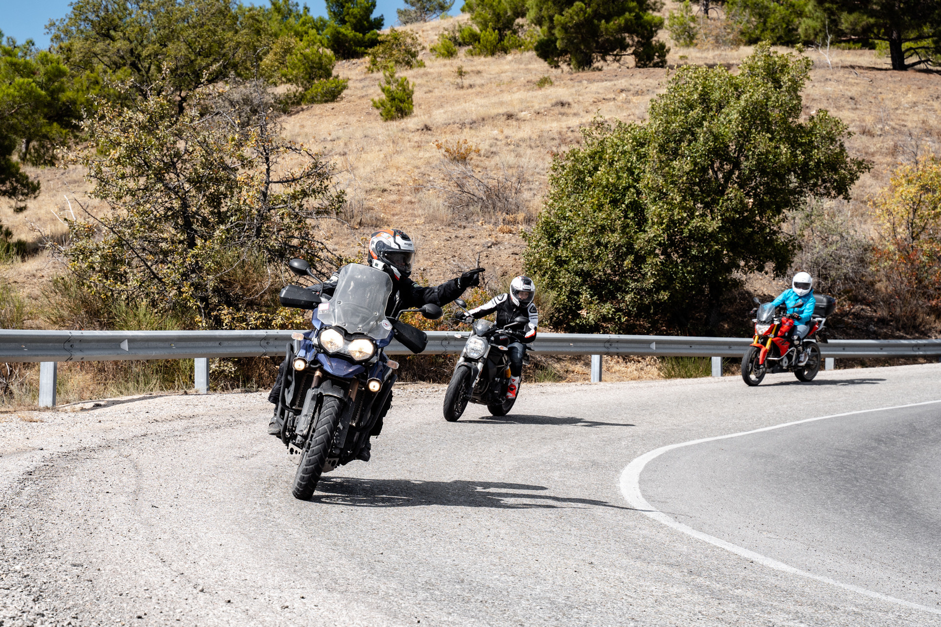 Занятия по безопасному управлению мотоциклом Владимир Оллилайнен