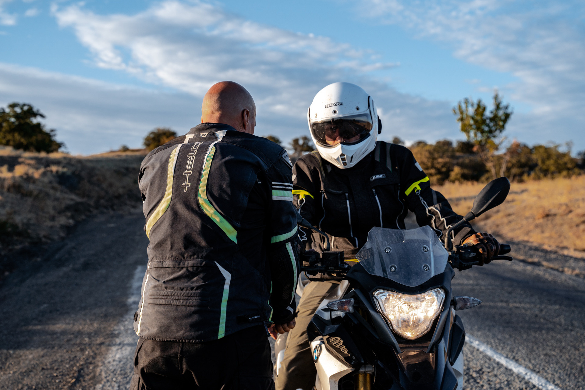 Занятия по безопасному управлению мотоциклом Владимир Оллилайнен