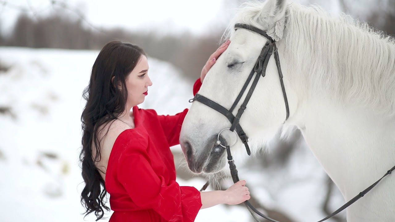 Светлана и Воробей. Фотосессия с лошадьми в Нижнем Новгороде