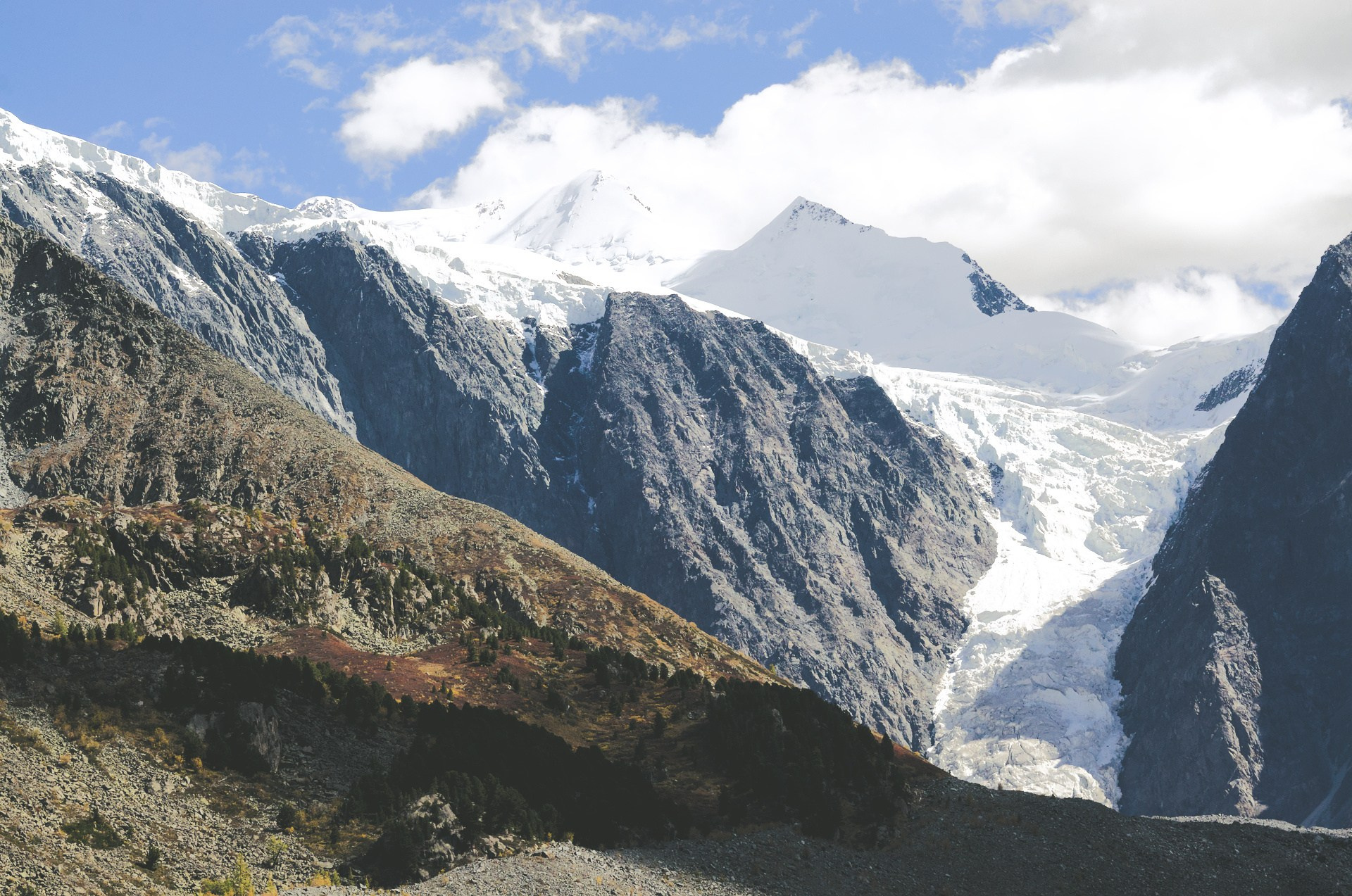 Алтай ледник Мюшту- Айры пейзажная фотография