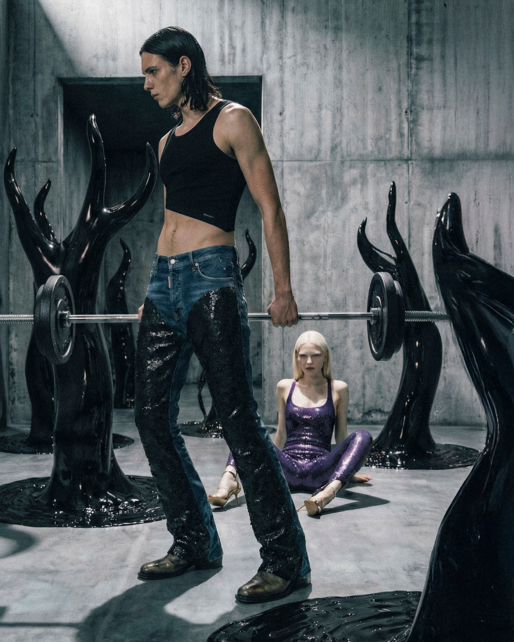 DsQUARED2. Фотограф и ai креатор для брендов Москва Люся Мамонова