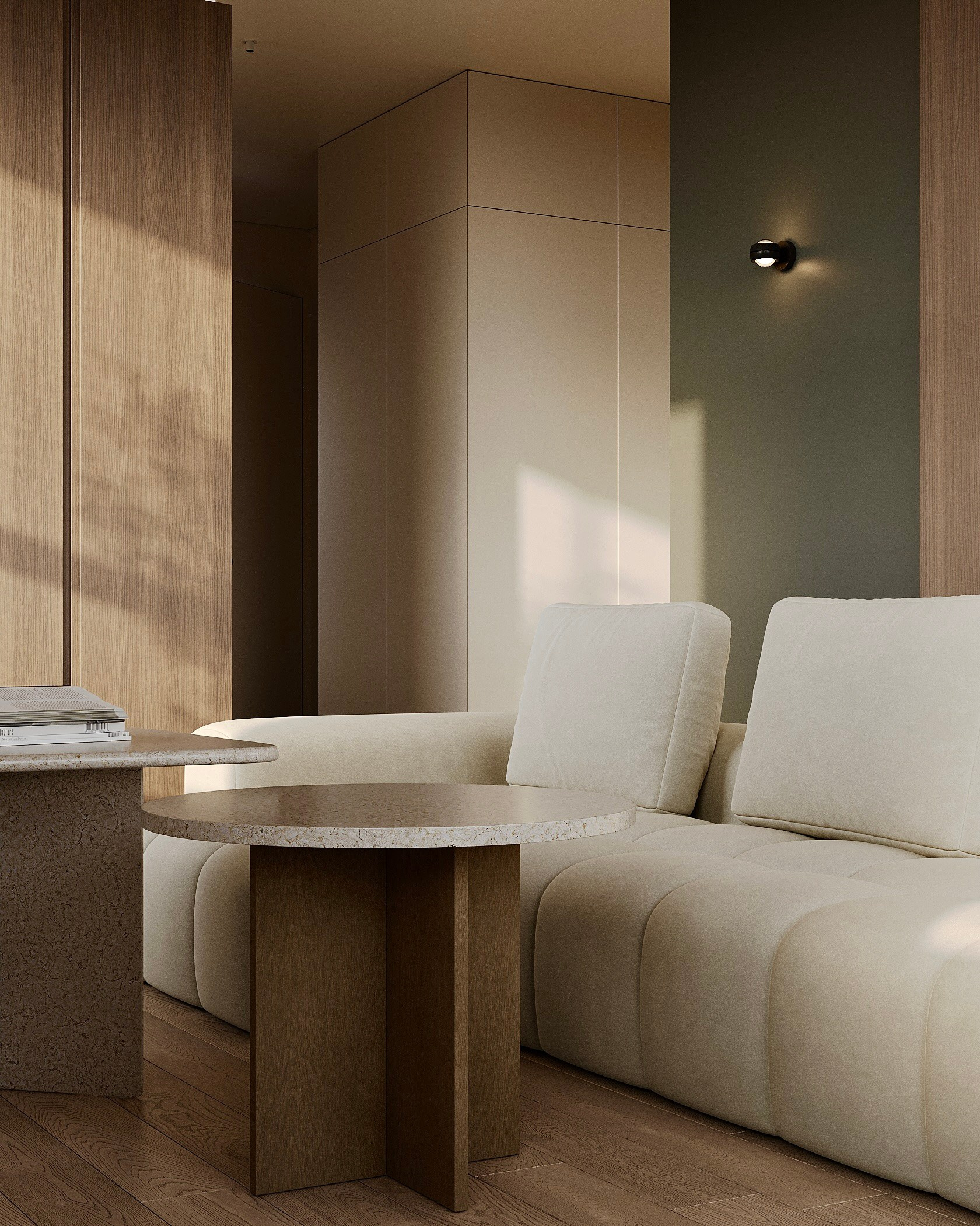 Диван Гостиная ЖК Golden city. Студия дизайна интерьеров Москва Санкт-Петербург Дубай. Создаем современные интерьеры в премиальном сегменте. Дизайнер Арина Писарева