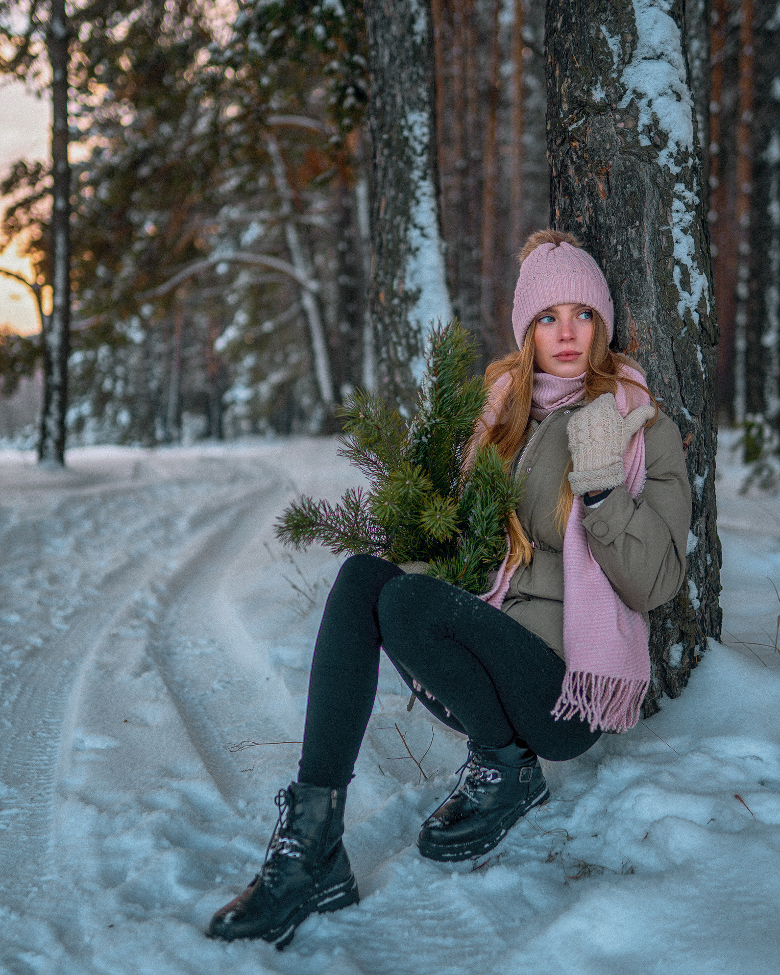 Зимняя фотосессия в лесу или на природе: как подготовиться