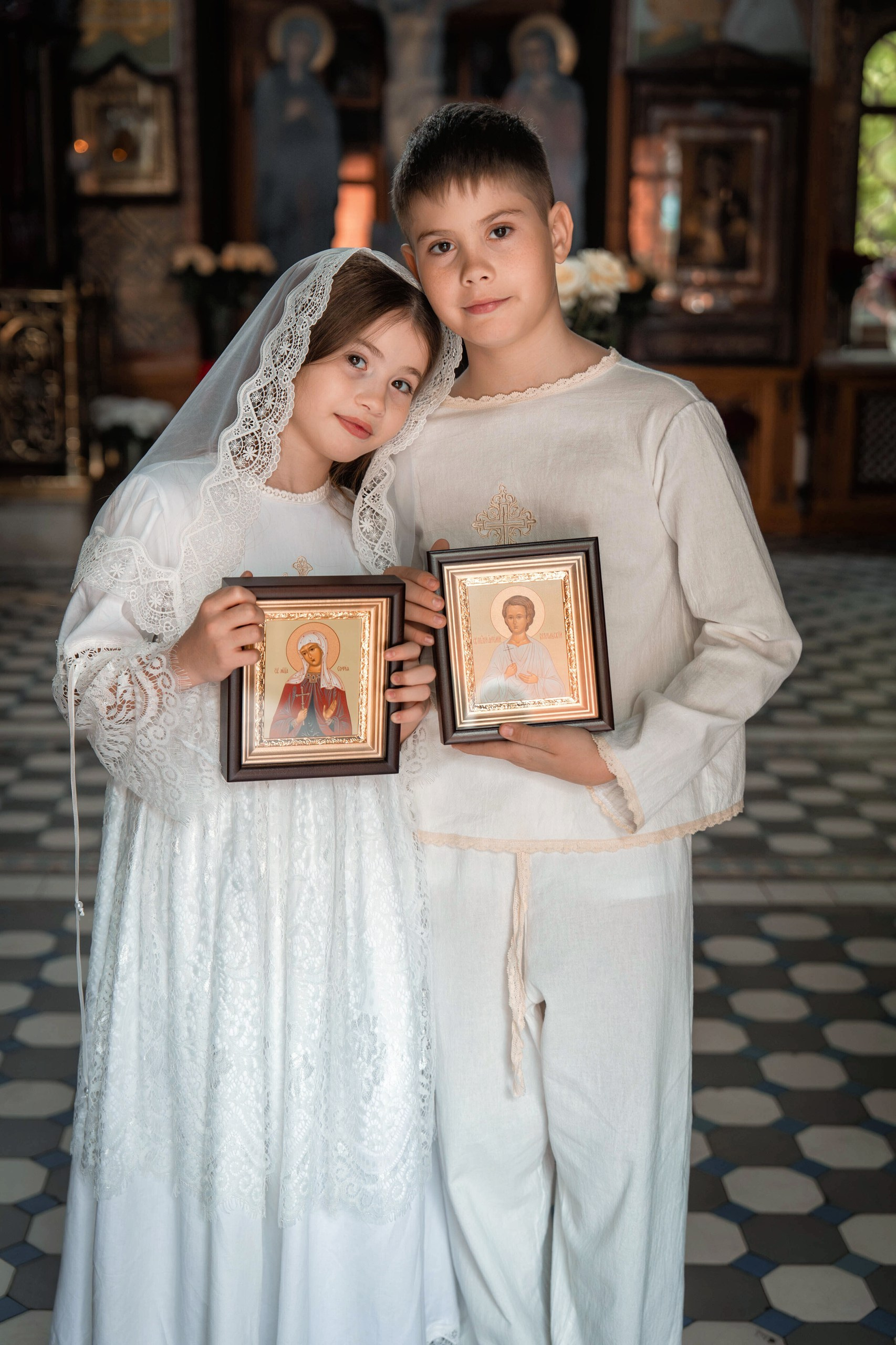 Венчание Марии и Ивана. Фото- и видеосъёмка крещения и венчания. Фотограф на крещение Москва