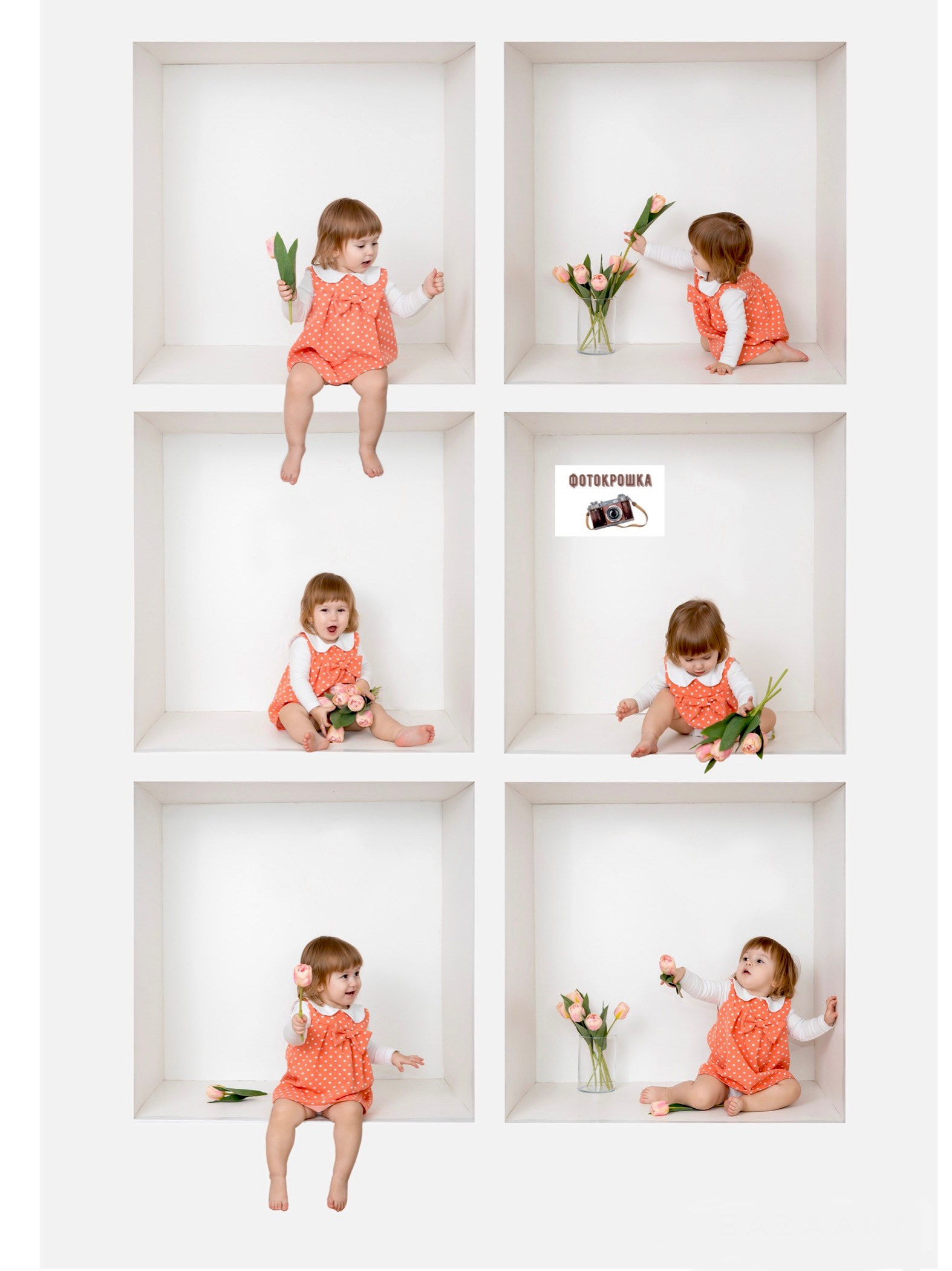 Фотосессия в кубе (fun box). Фотокрошка — детская фотостудия в Новосибирске