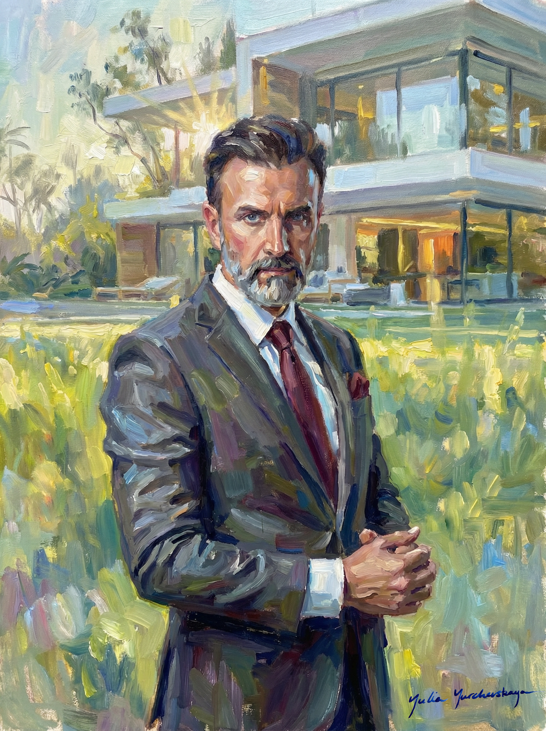 SIGNATURE LEGACY. Exclusive Closing Gifts for Top Realtors | Custom House Portraits by Yulia Yurchevskaya