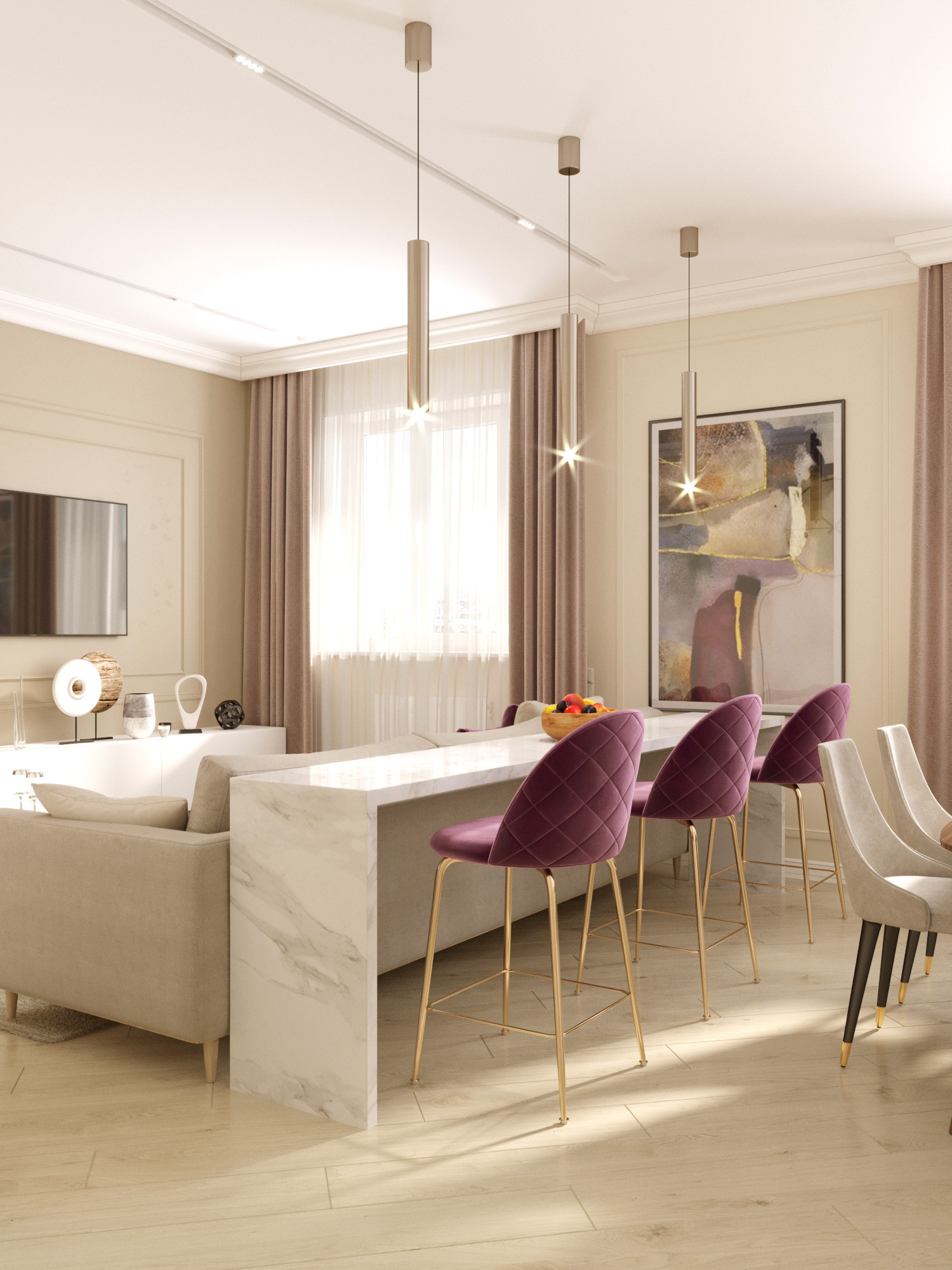 Проект в клубном доме «проезд Тихий, 2. Https://pokorskaya-design.ru/