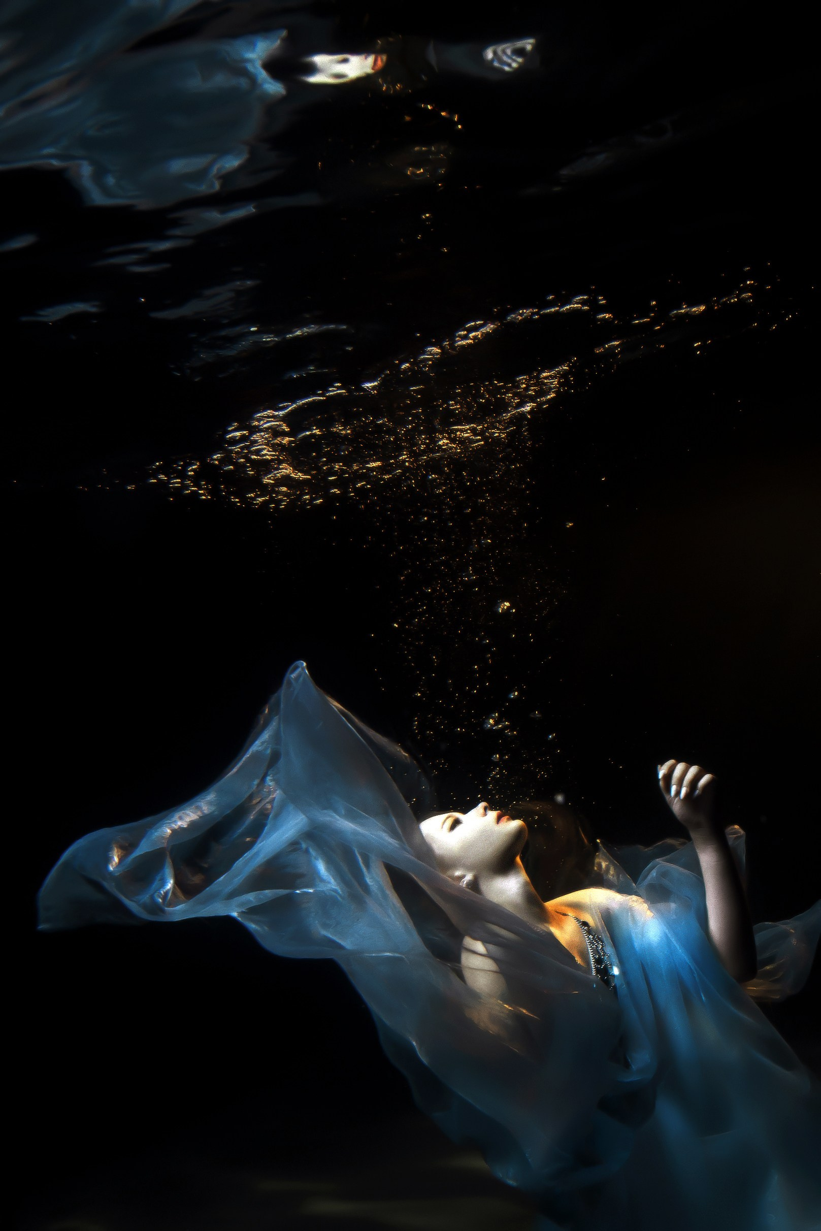 Съёмка в бассейне