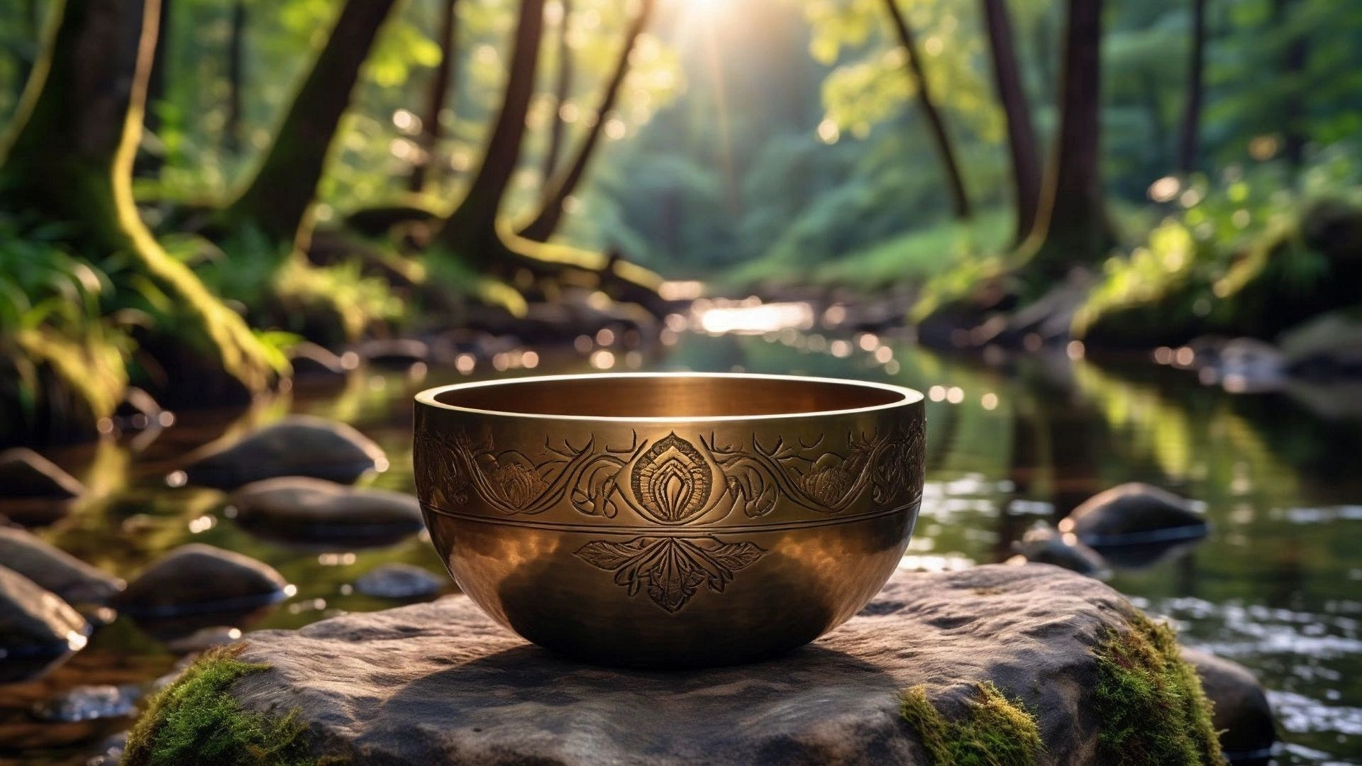 Meditative improvisation with singing bowls — for meditation, trance, and relaxation