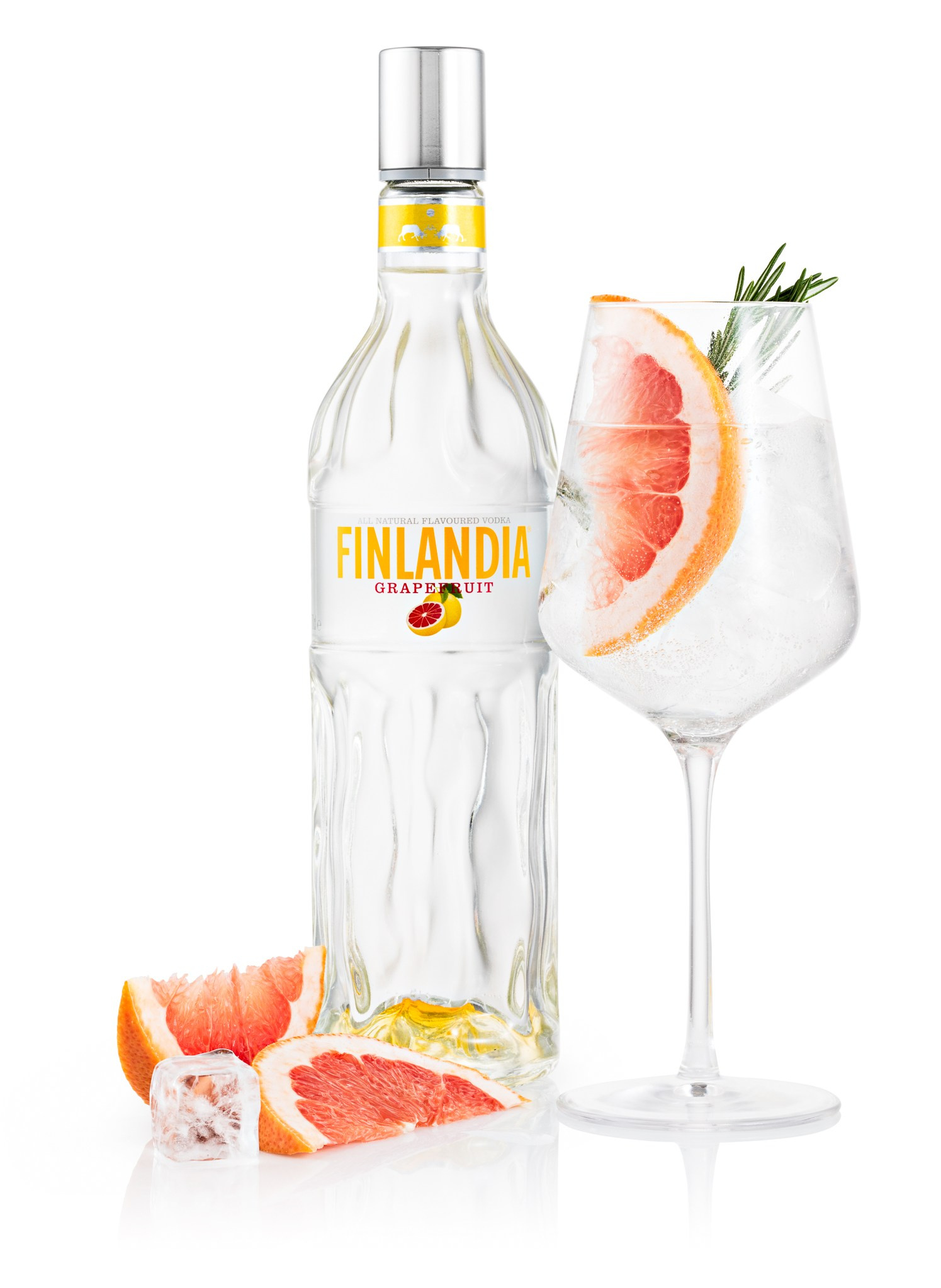 Finlandia vodka grapefruit cocktail composition - photographer Andrey Dunin