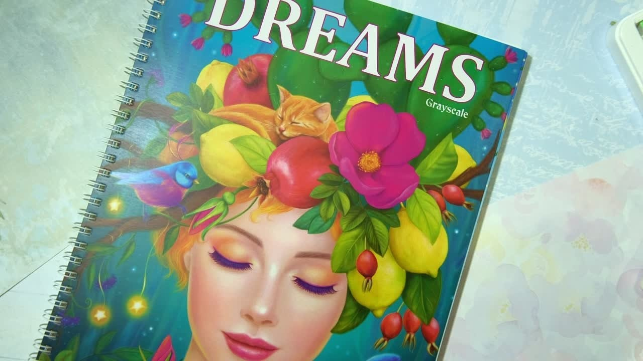 Dreams Авторская раскраска Алёны Лазаревой. Раскраски Алёны Лазаревой