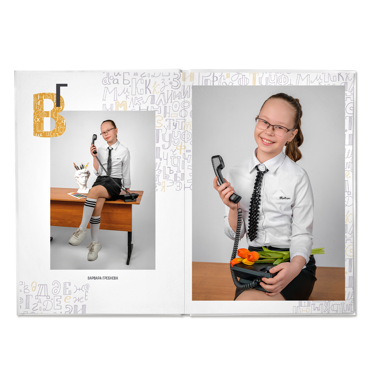 Заказать выпускной альбом или школьную фотосессию в Улан-удэ и Кабанском районе: цена, образцы, отзывы. БумальБум Выпускные альбомы