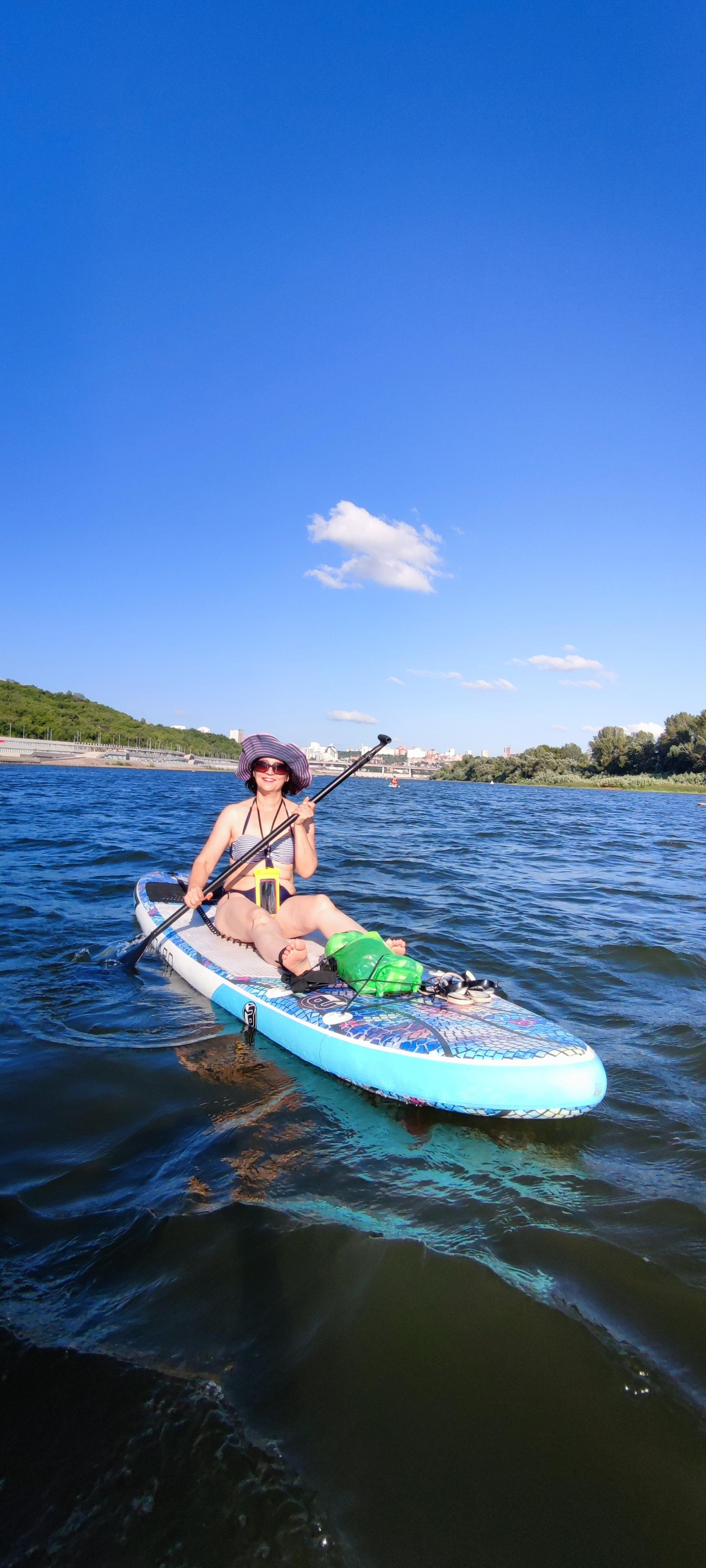 Прогулка на сапбордах в Уфе с Монумента до Затона