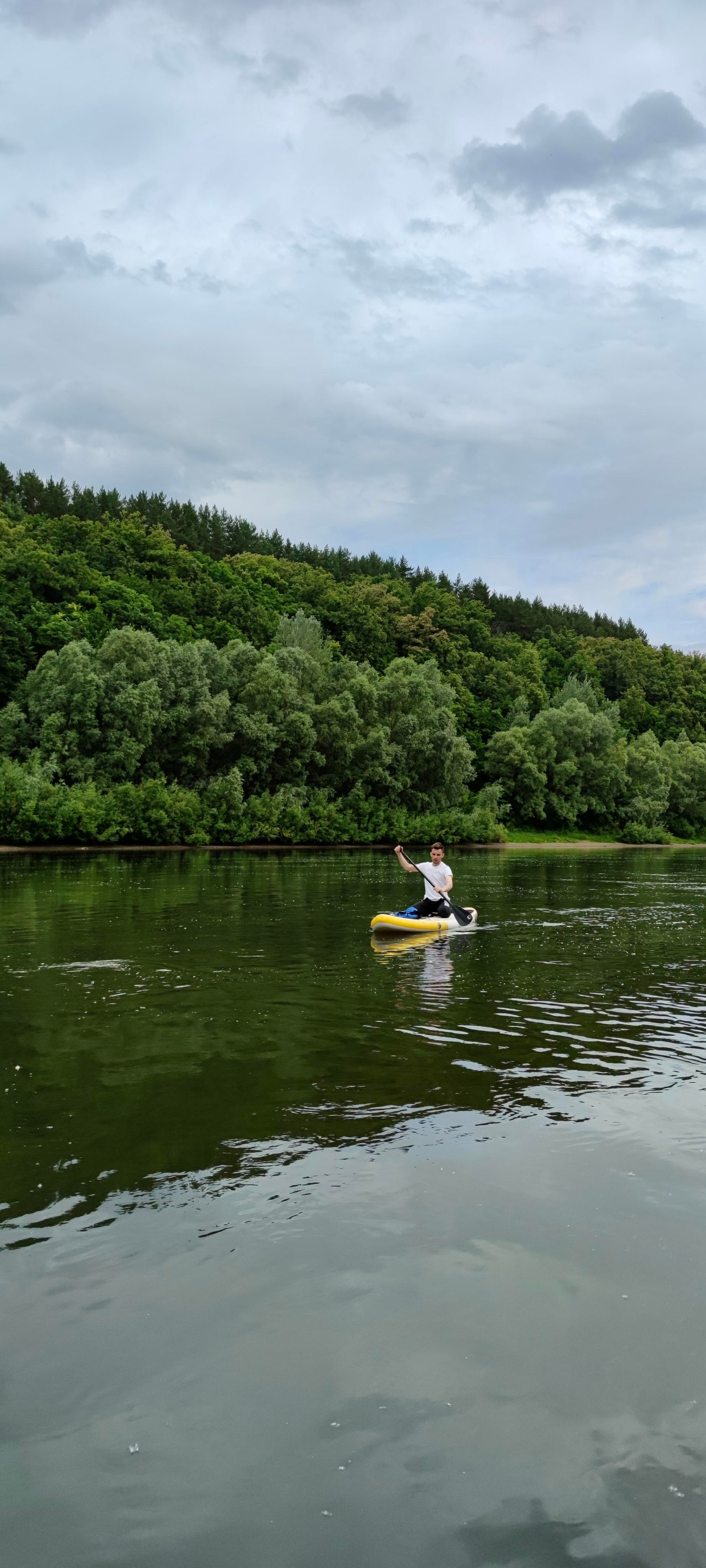 Прогулка на сапбордах в Уфе с Монумента до Затона