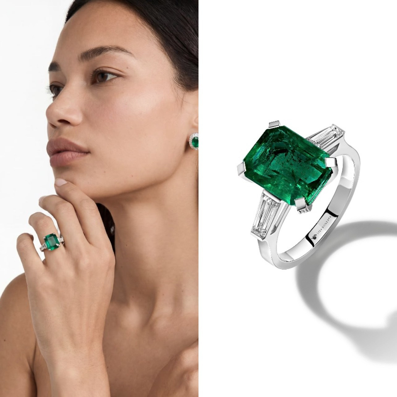 Ai-контент для бренда с переносом ювелирного украшения на модель