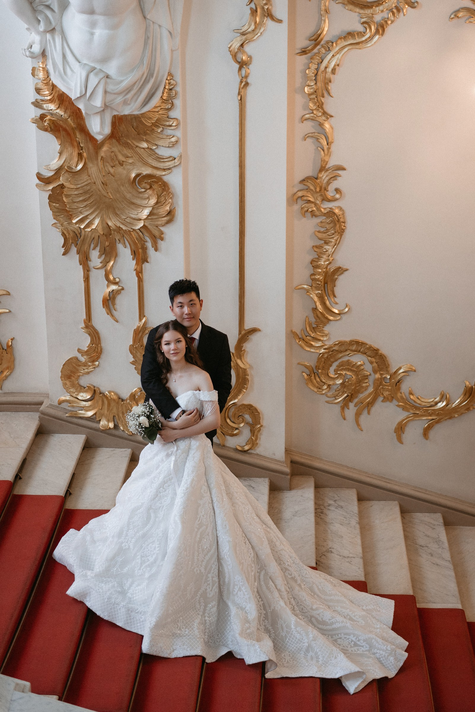 свадебная фотосессия в Эрмитаже