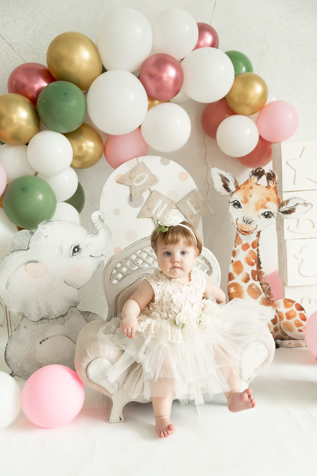 Первый Годик малышки Анны. Фотограф новорожденных в Нижневартовске Лара Курдюкова