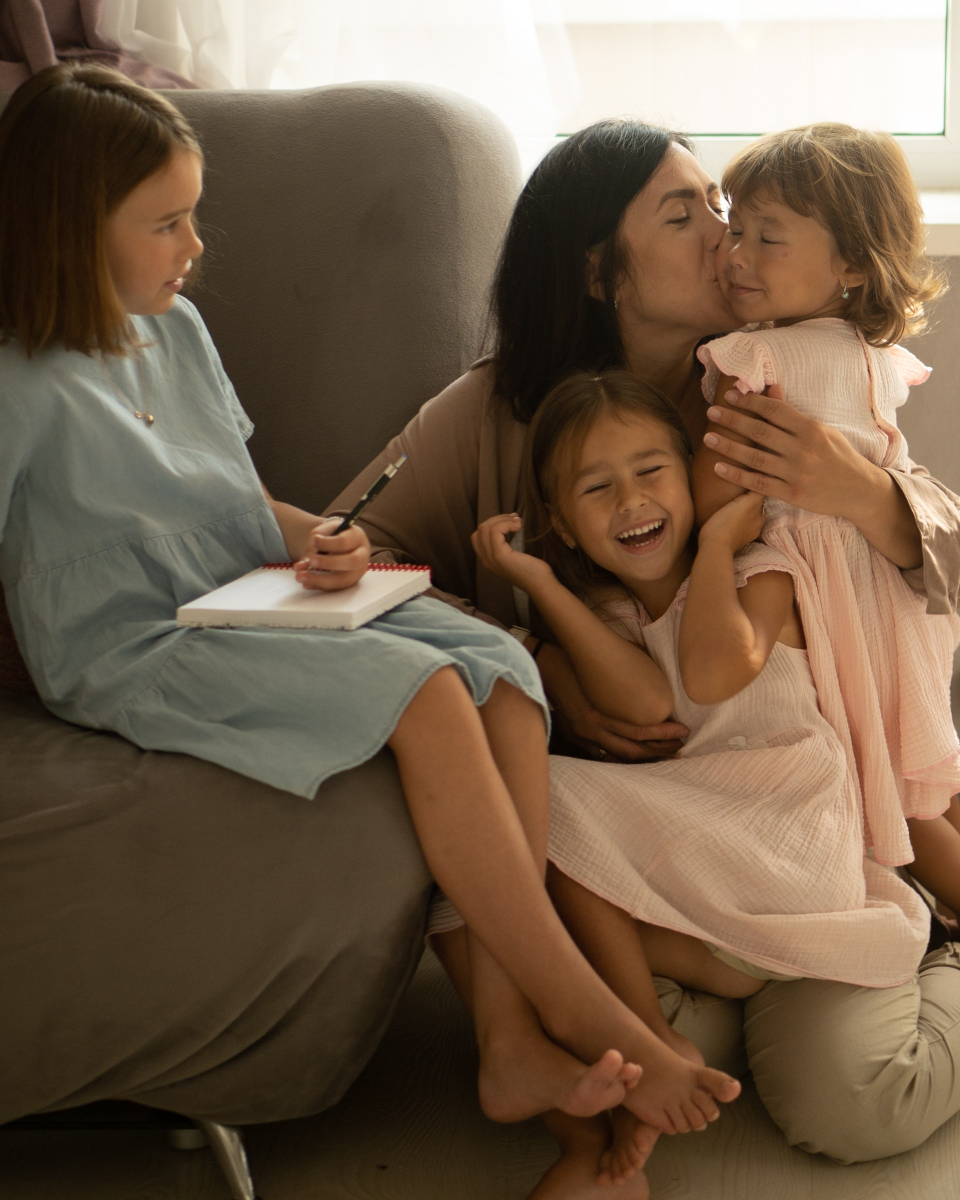 Марина и дочки