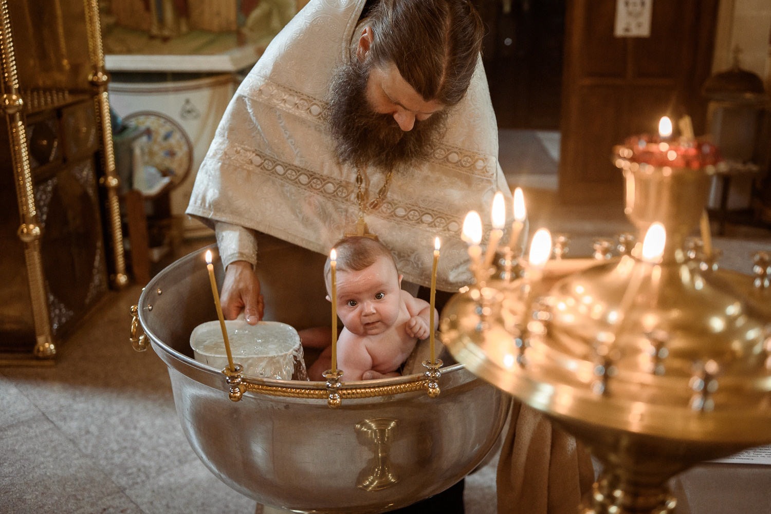 Таинство Крещения. Семейный фотограф в г.Москве Катя Норм