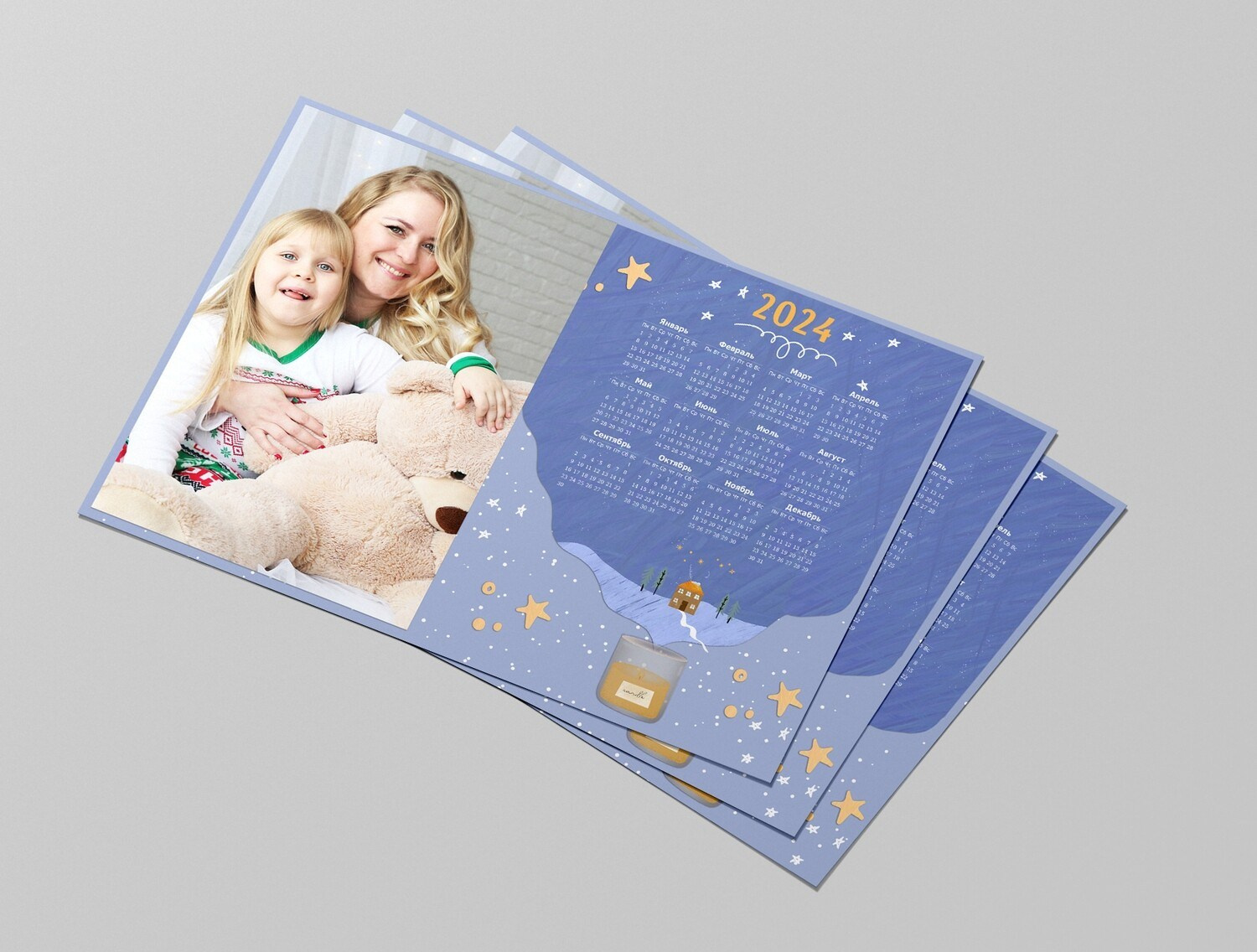 Новогодний календарь, Ваш фотограф МЕДВЕДЕВА ЛАРИСА Липецк, 8-999-530-39-53 