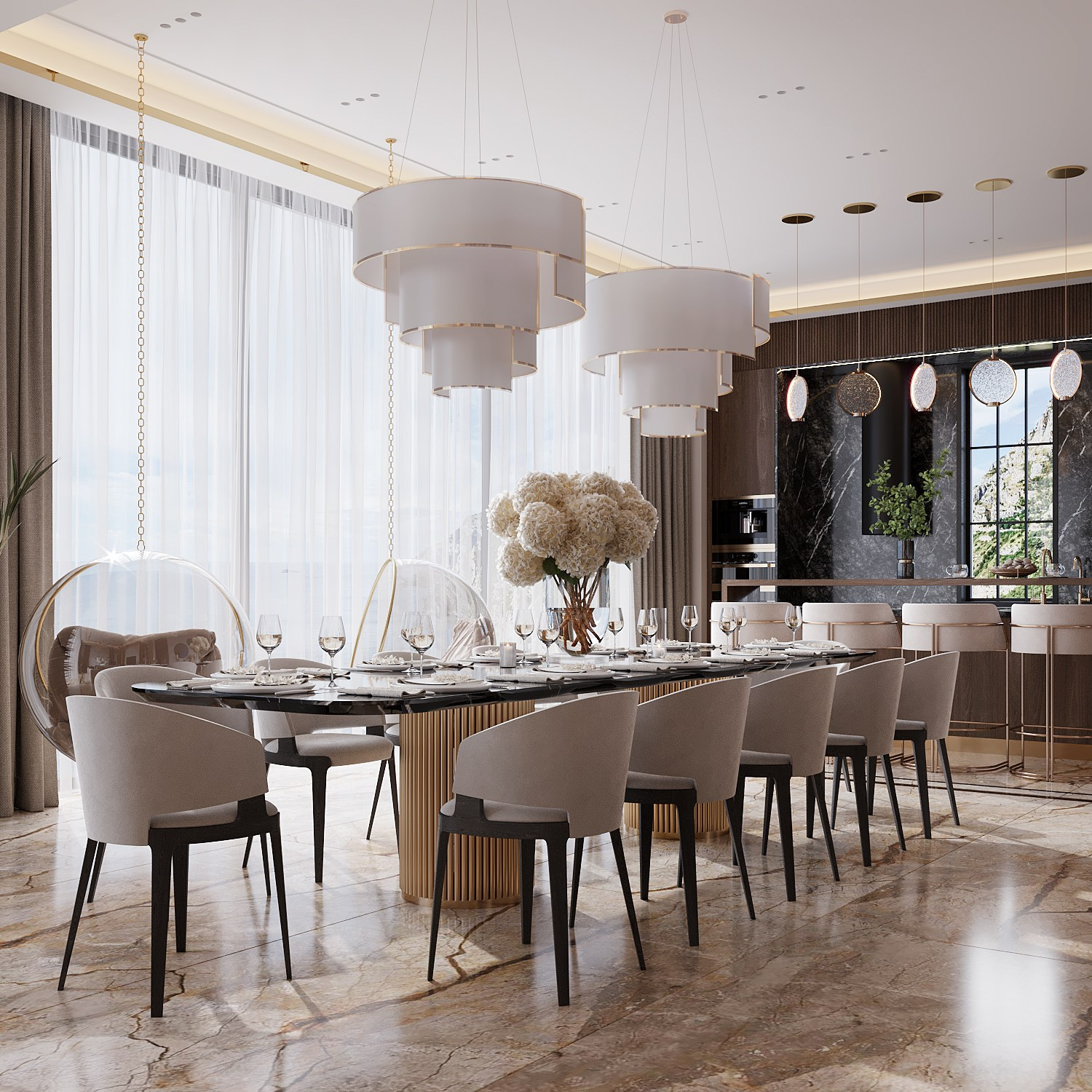 Дом в Сочи. Дизайн интерьера в Москве