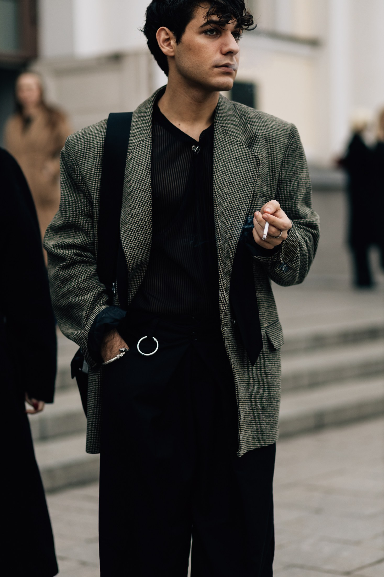 Moscow Fashion Week Streetstyle Day 1. Shami Pezhonov Photography