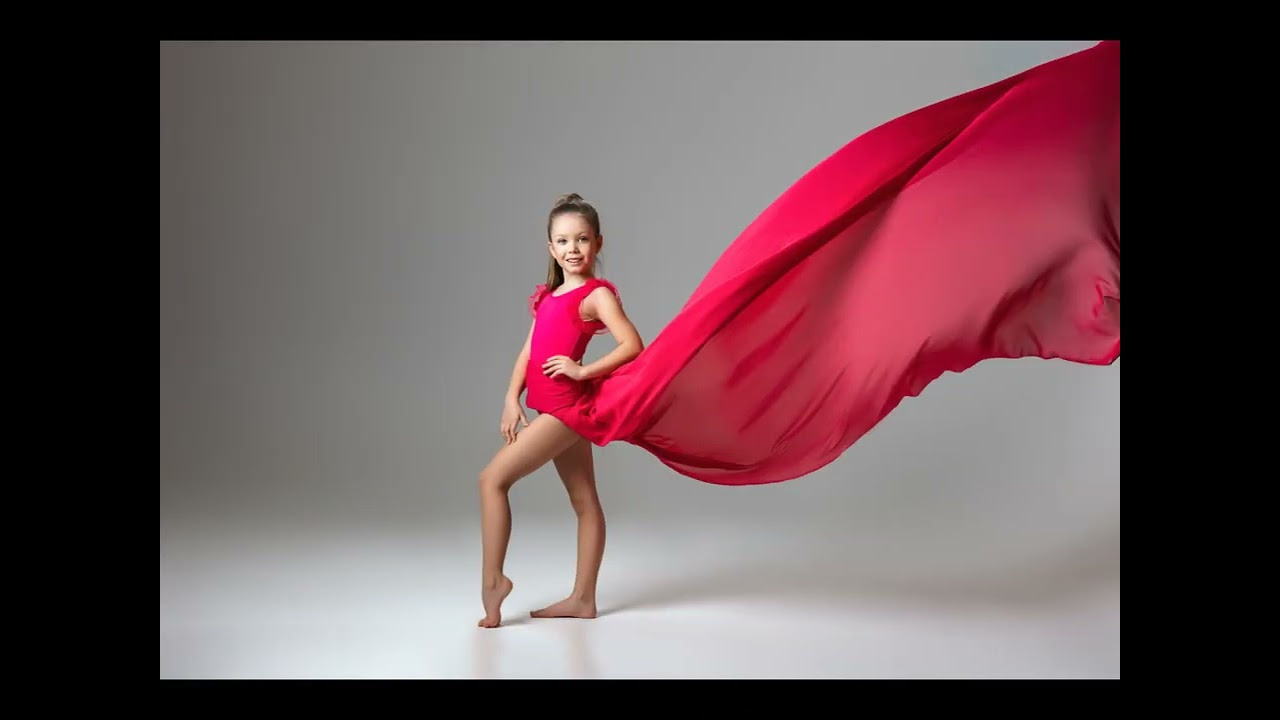 Фотосессия с тканью