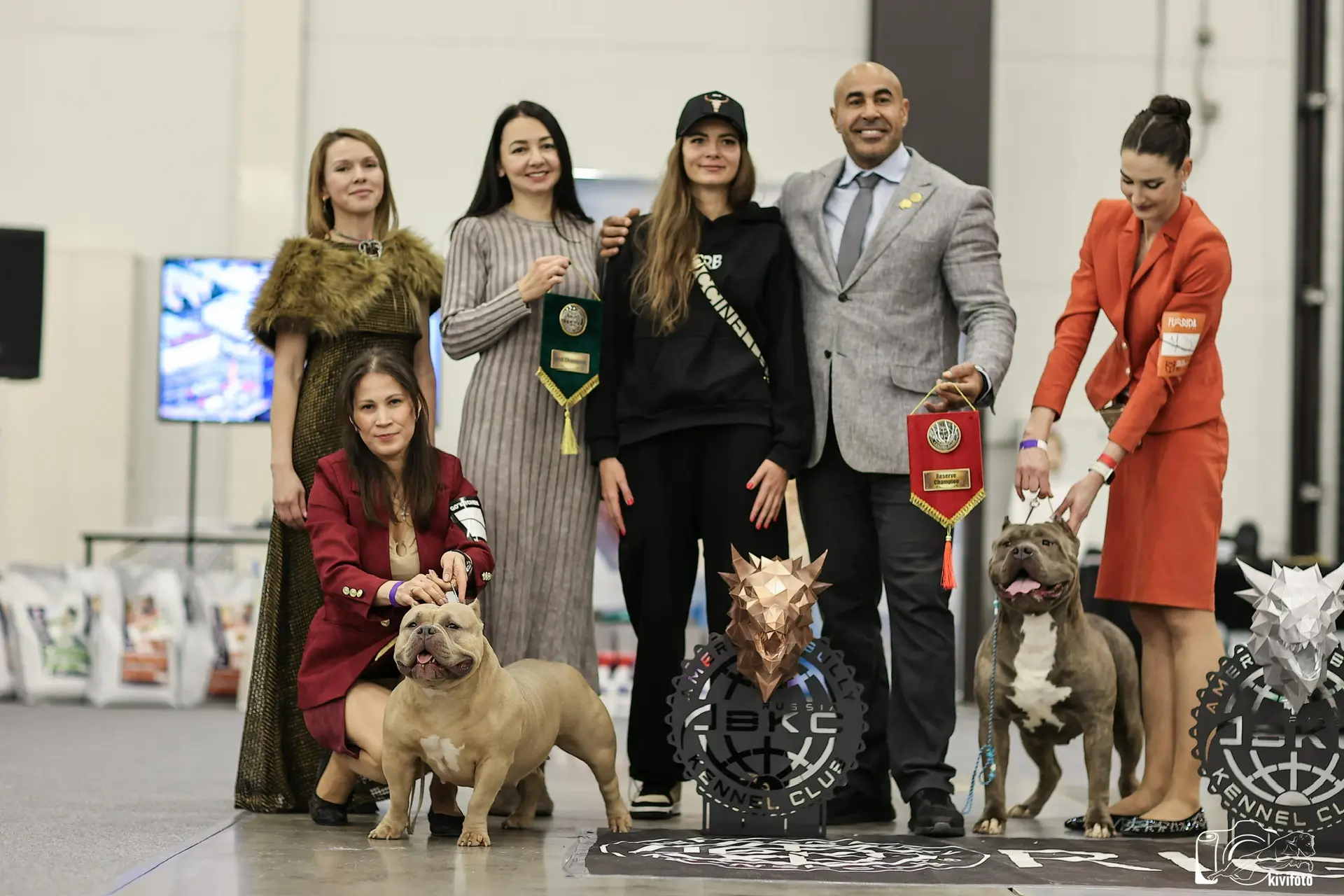 Участие в выставках. Американские булли XL в г. Калининград. Питомник Great Bully UNIVERSE