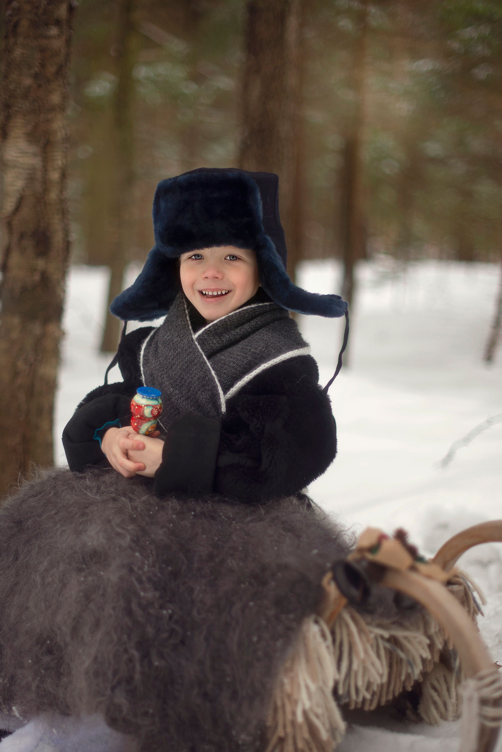 Зима в стиле ретро. Фотограф Альбина Вакунова
