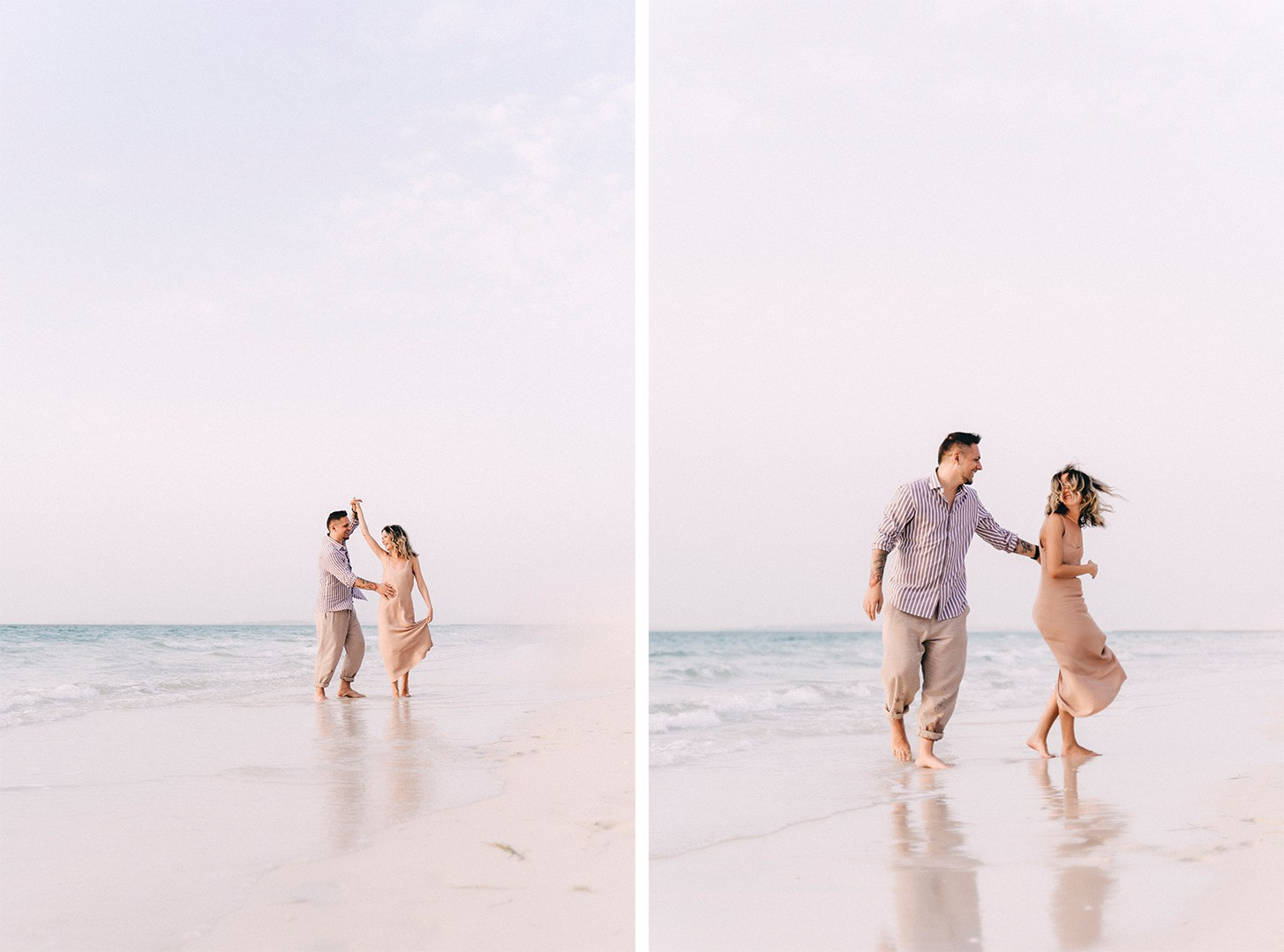 фотограф в Абу Даби, семейная фотосессия на пляже