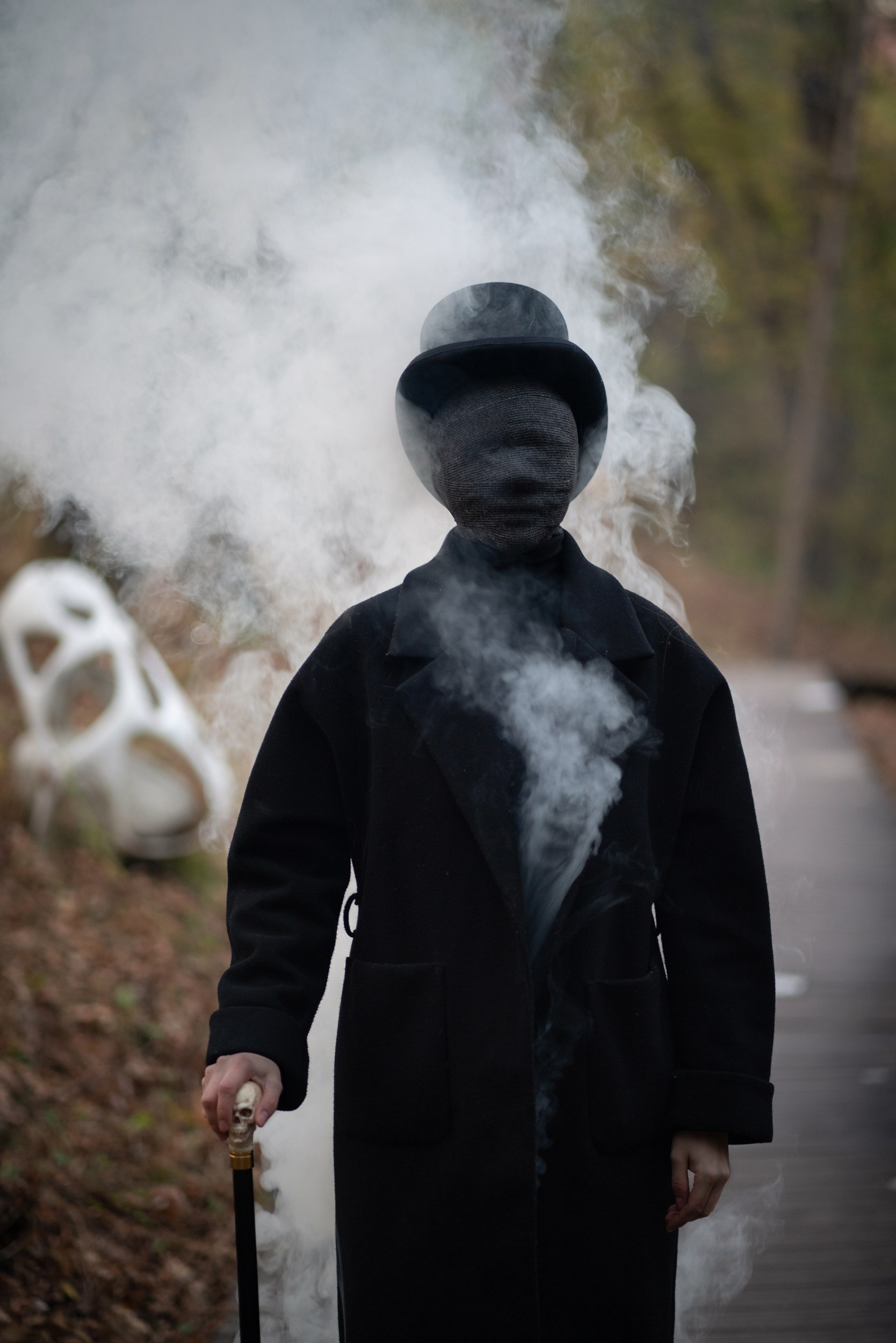 The man in the top hat