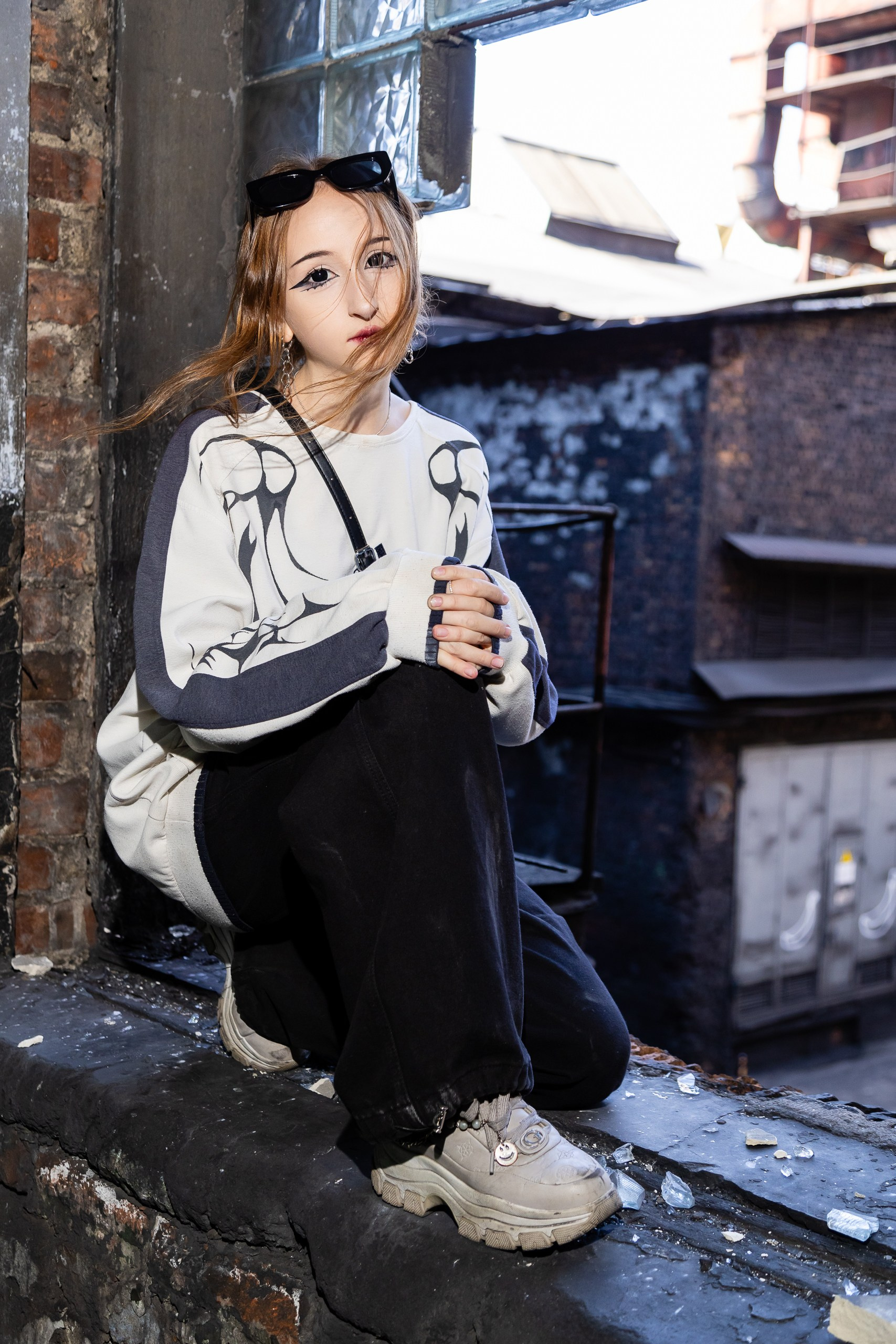 Часовая фотосессия на заводе Красный треугольник в СПб